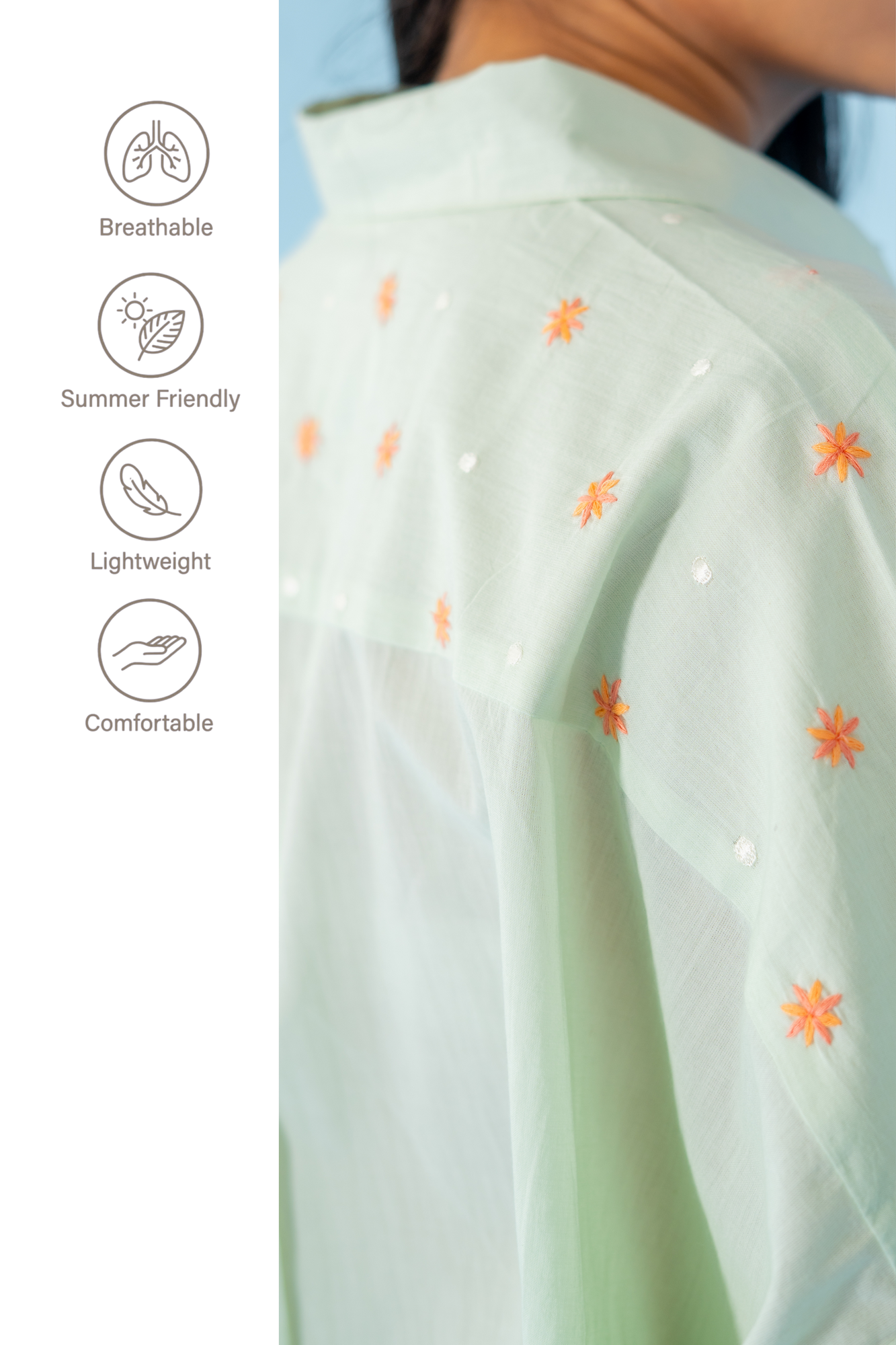 MINT GREEN KUNAFA SHIRT