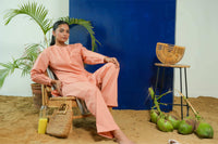 SALMON ELEGANT CO-ORD SET