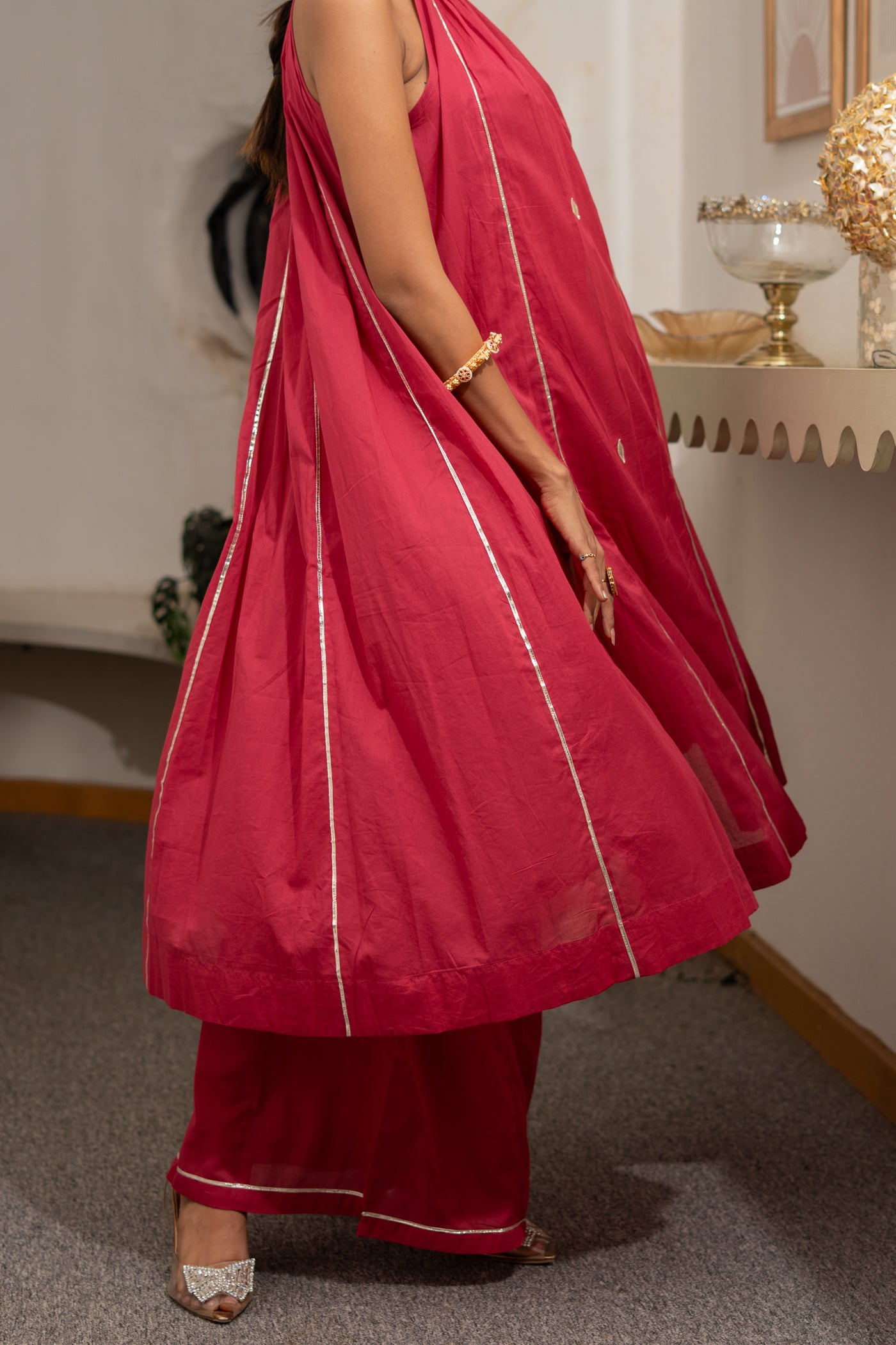 PINK VARNIKA KURTA SET OF 2