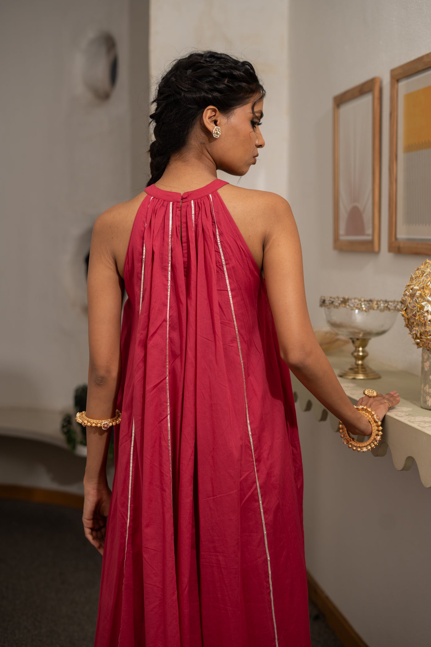 PINK VARNIKA KURTA SET OF 2