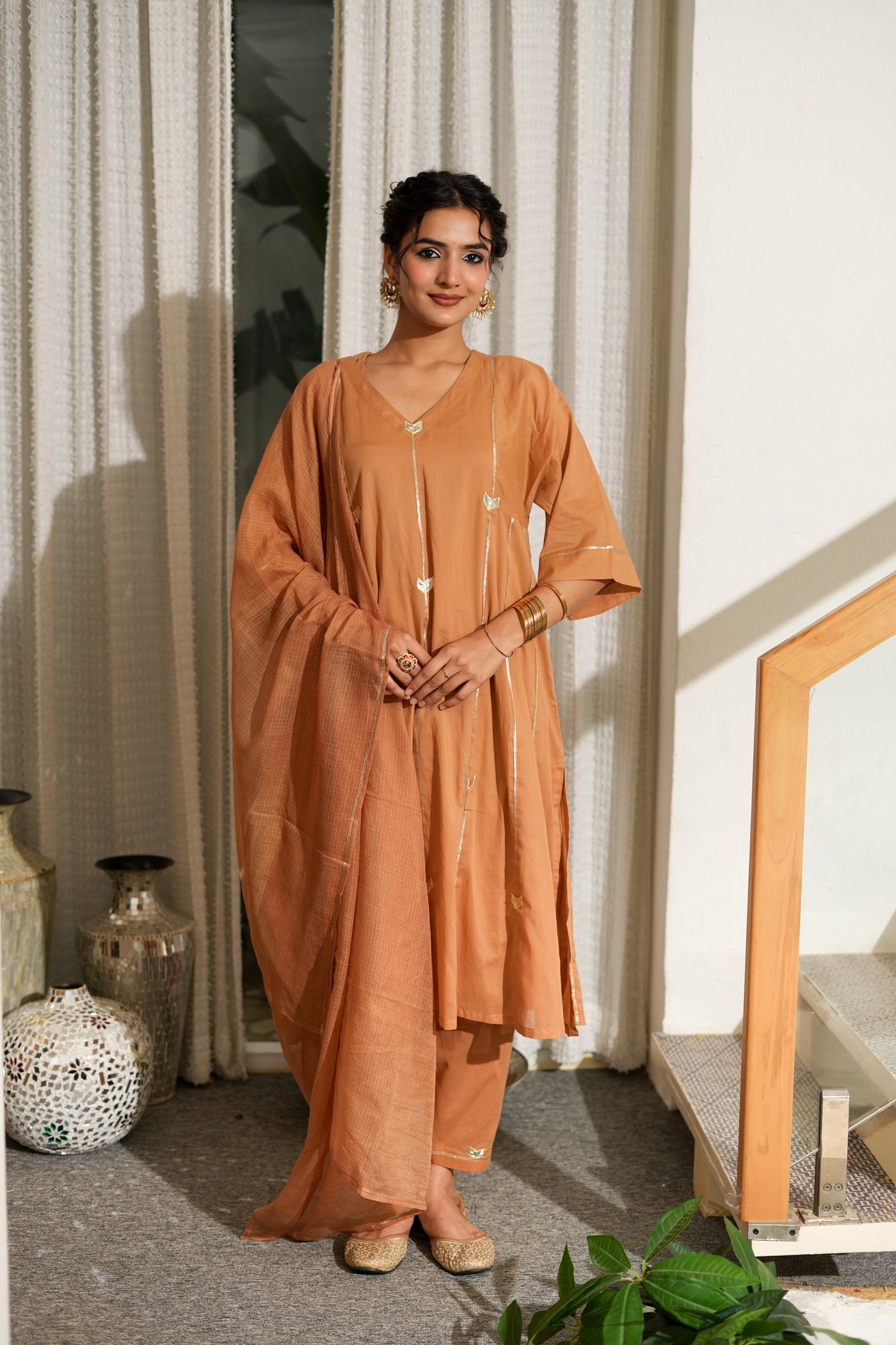 MOCHA GULNAAR KURTA SET OF 4
