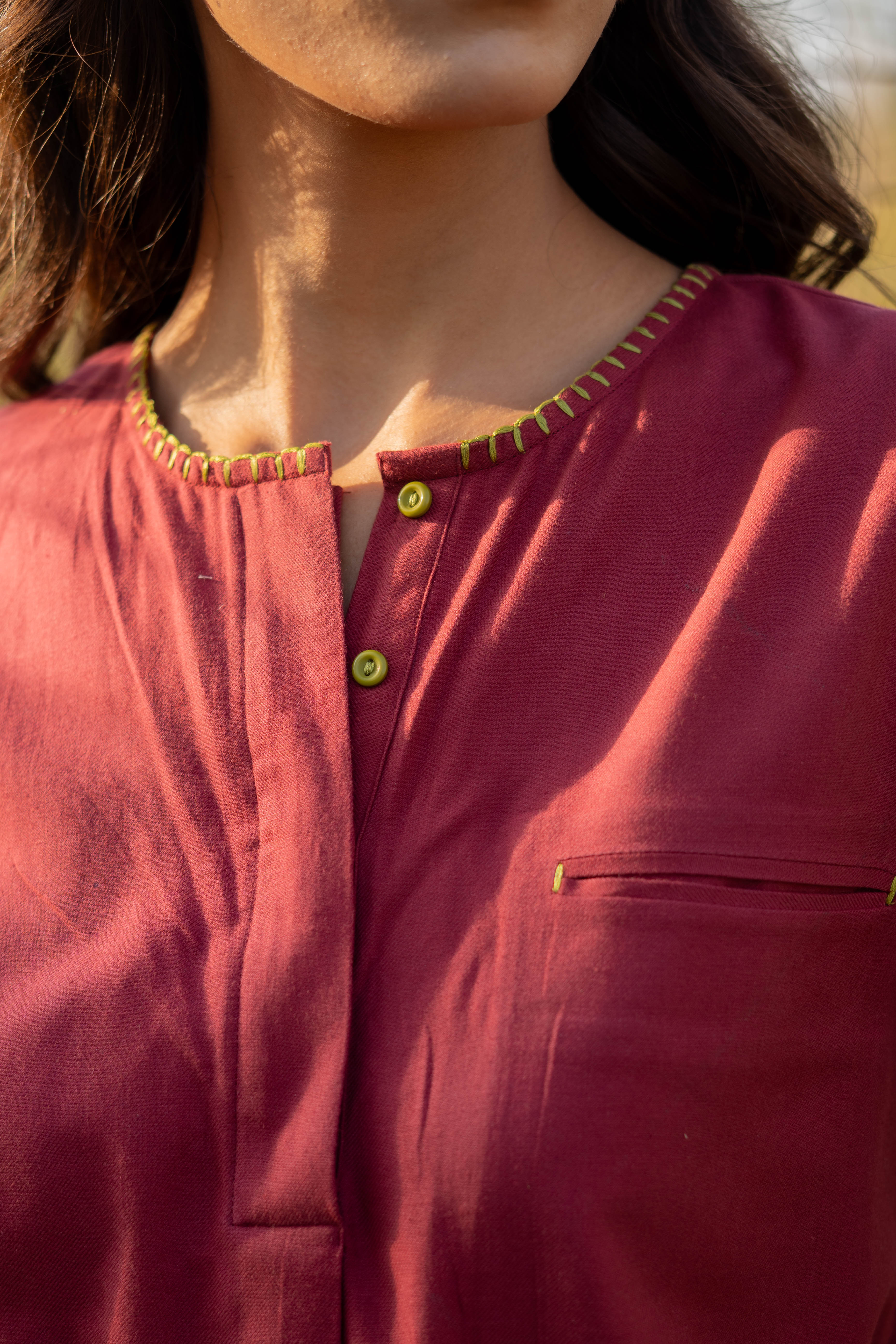 MAROON NIVRA CO-ORD SET OF 2