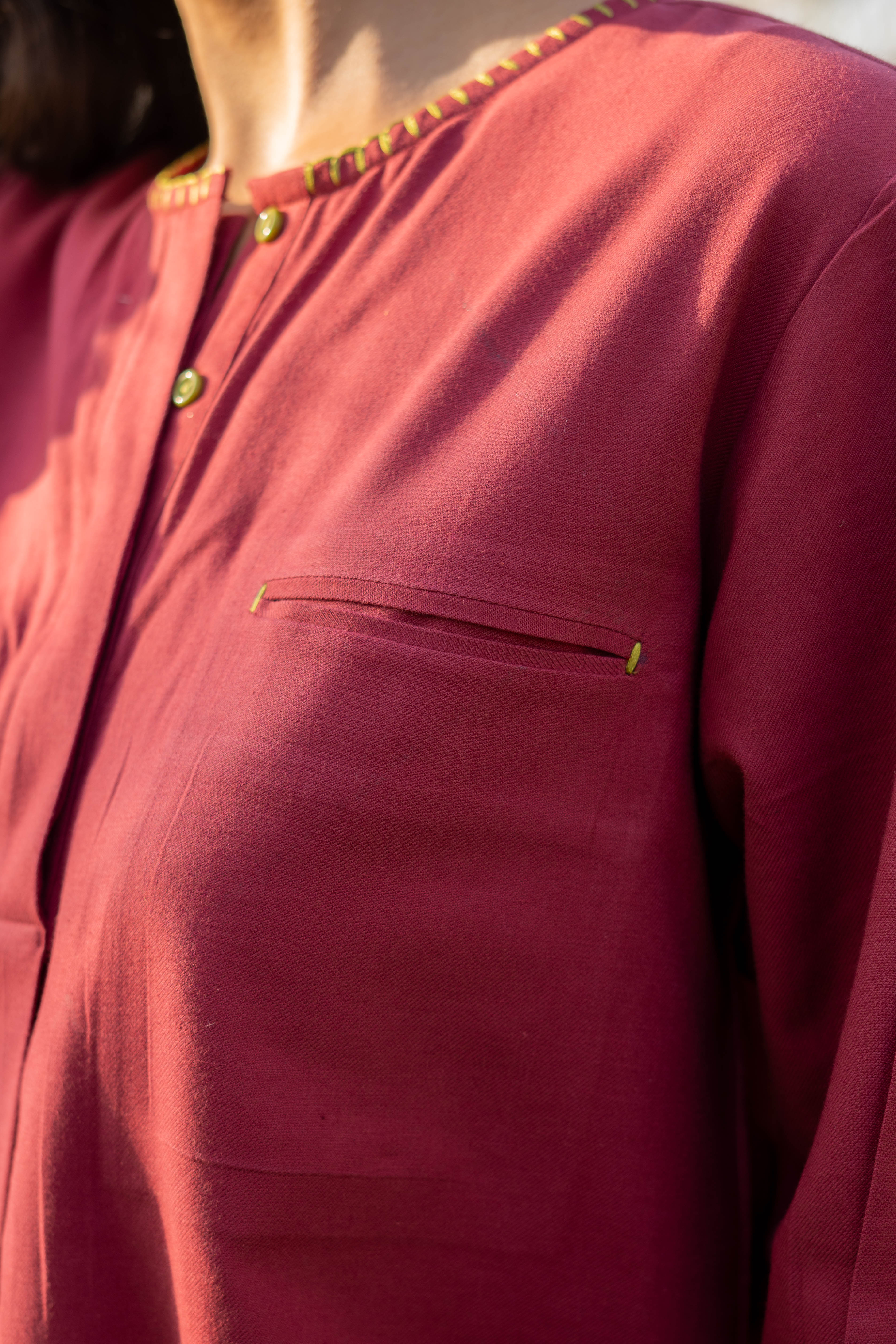 MAROON NIVRA CO-ORD SET OF 2