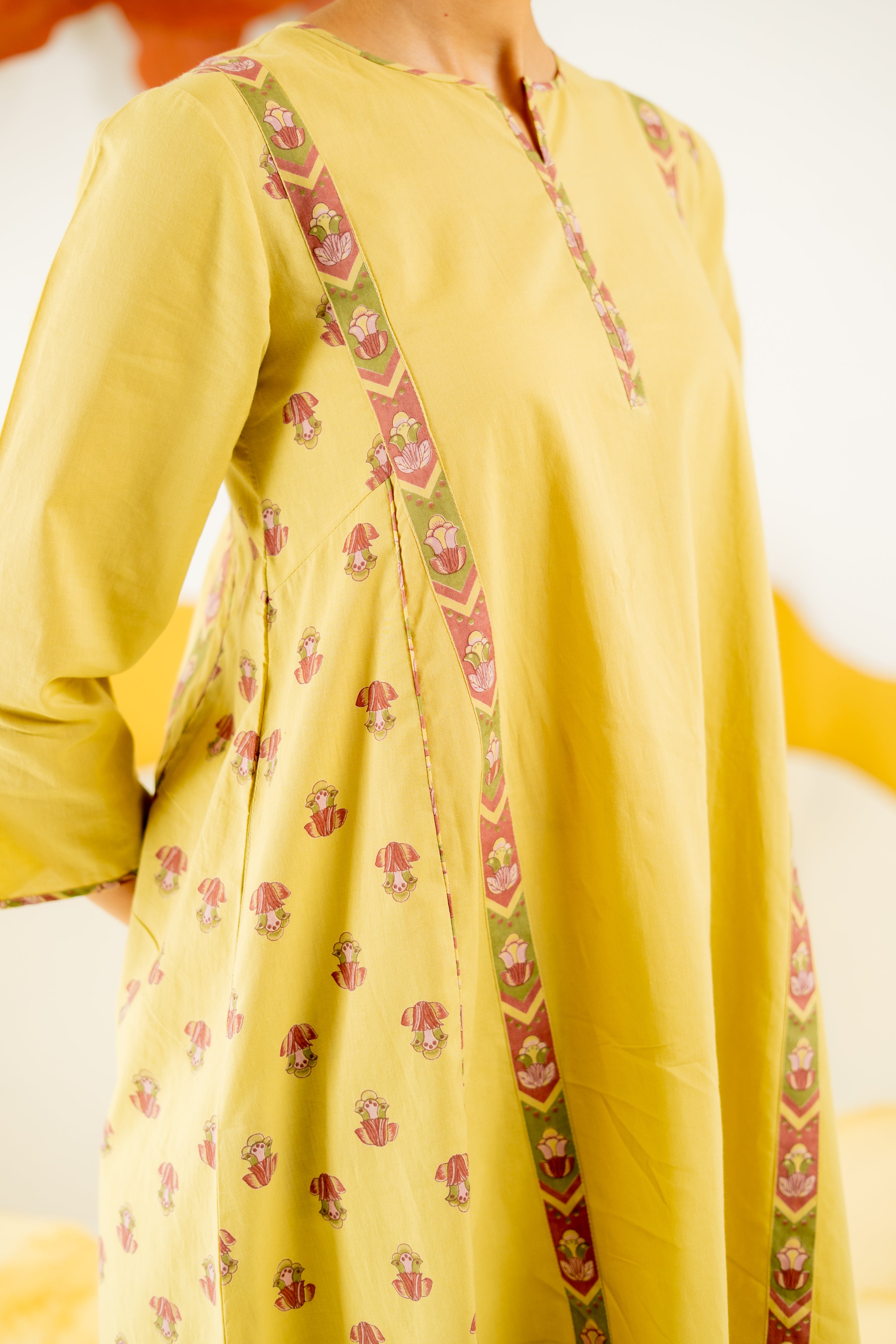 WARM OLIVE VARSHA CO-ORD SET OF 2