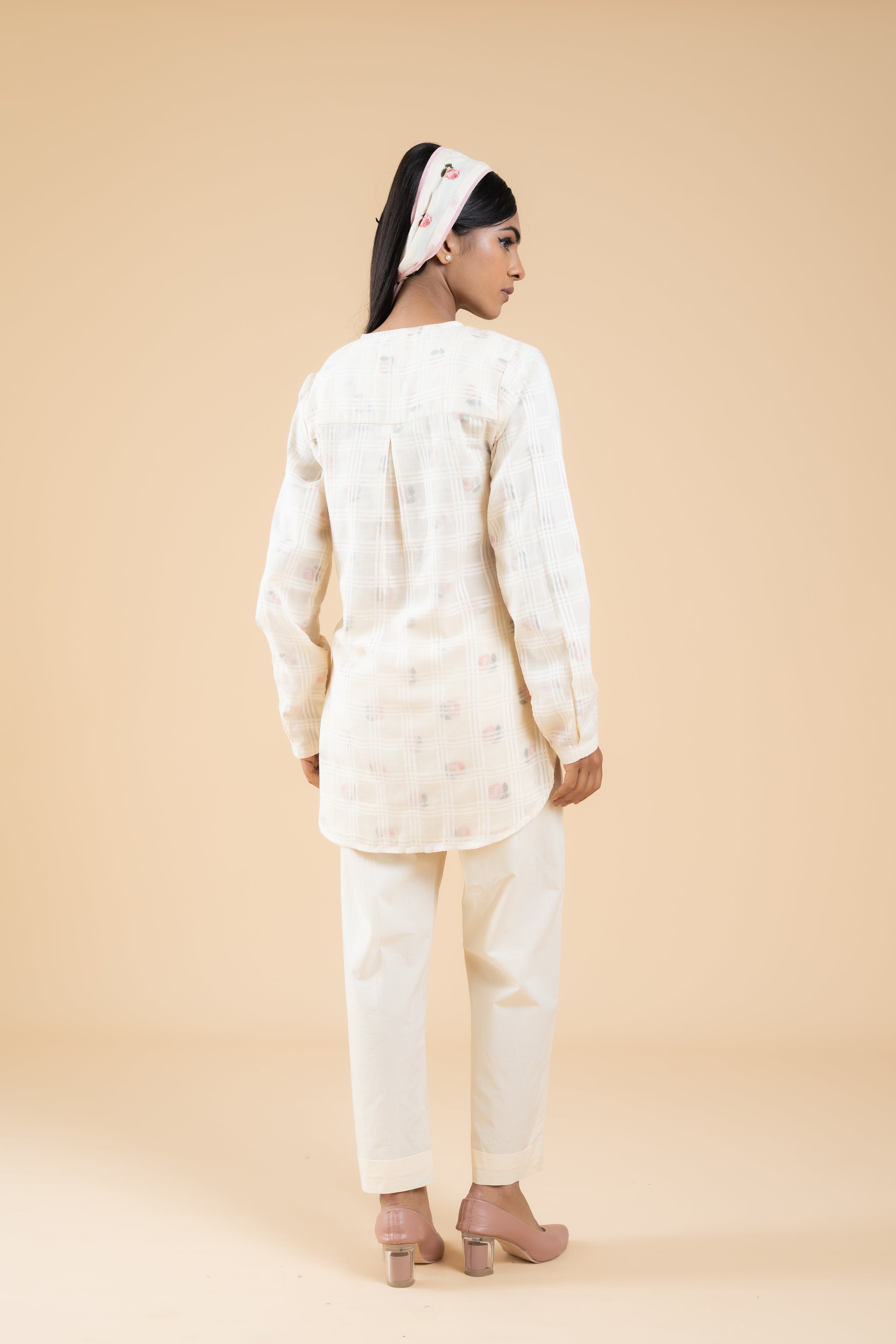 OFF WHITE GULBAGH CO-ORD SET SET OF 2
