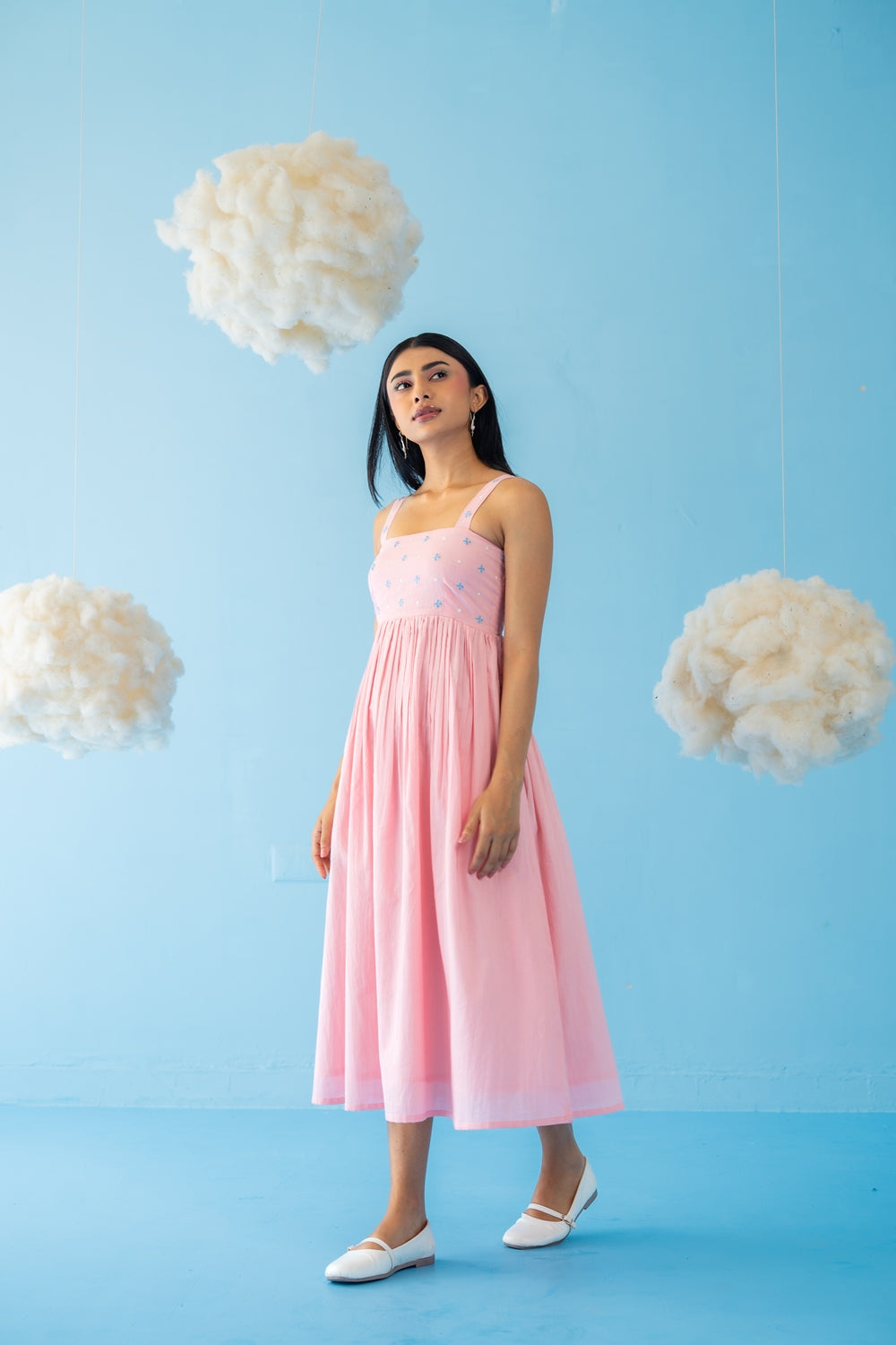 BABY PINK BLUSH DRESS
