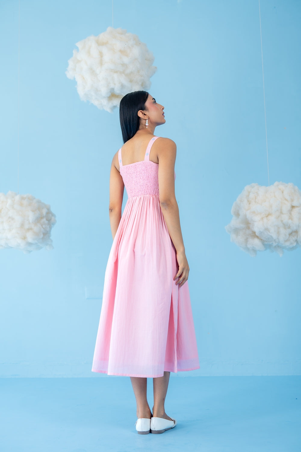 BABY PINK BLUSH DRESS