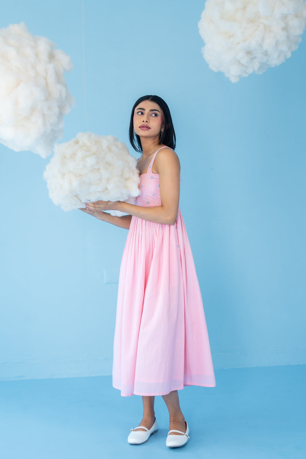 BABY PINK BLUSH DRESS