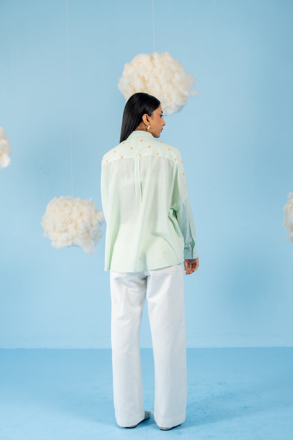 MINT GREEN KUNAFA SHIRT