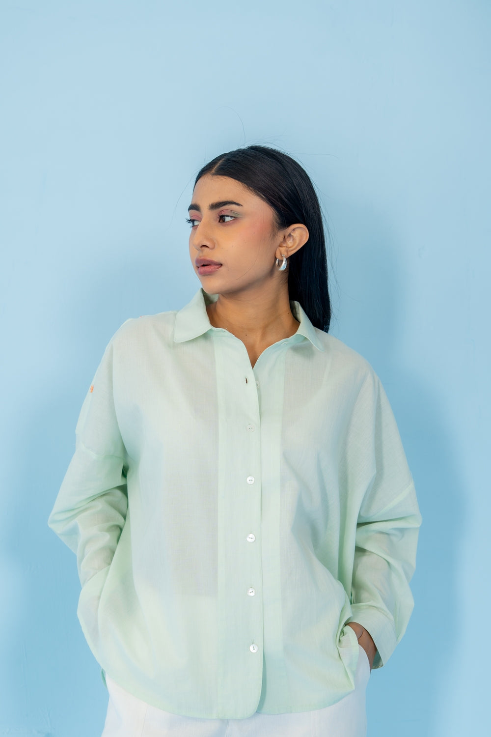 MINT GREEN KUNAFA SHIRT