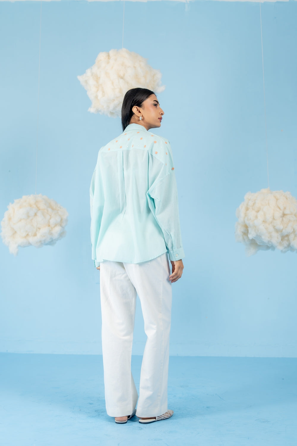 SKY BLUE BLUEBERRY SHIRT