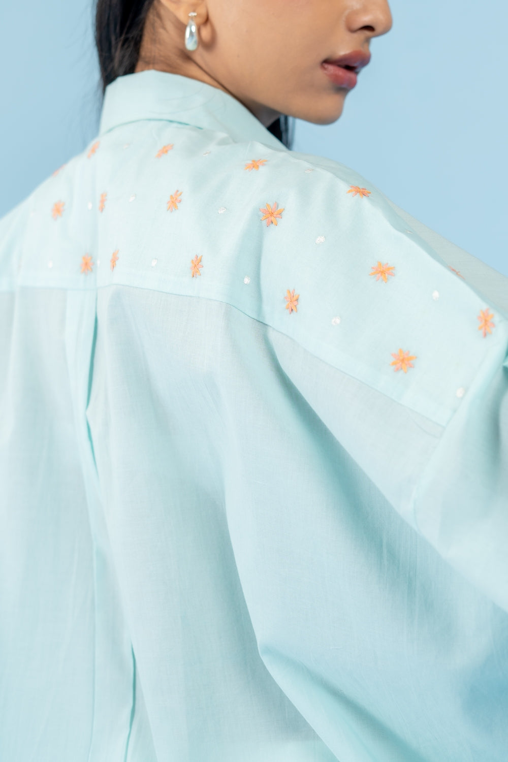 SKY BLUE BLUEBERRY SHIRT