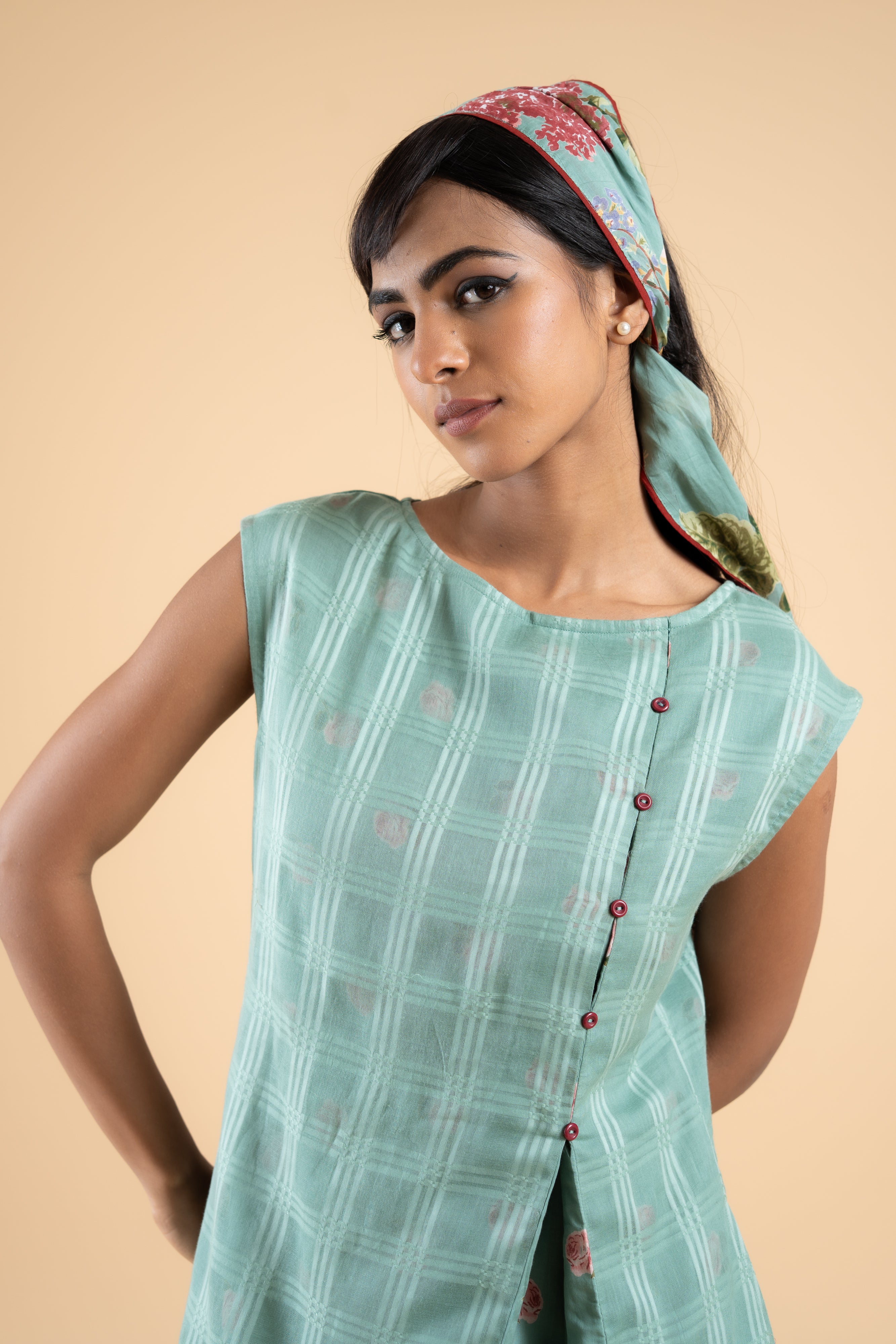 SAGE GREEN MISHTI DRESS