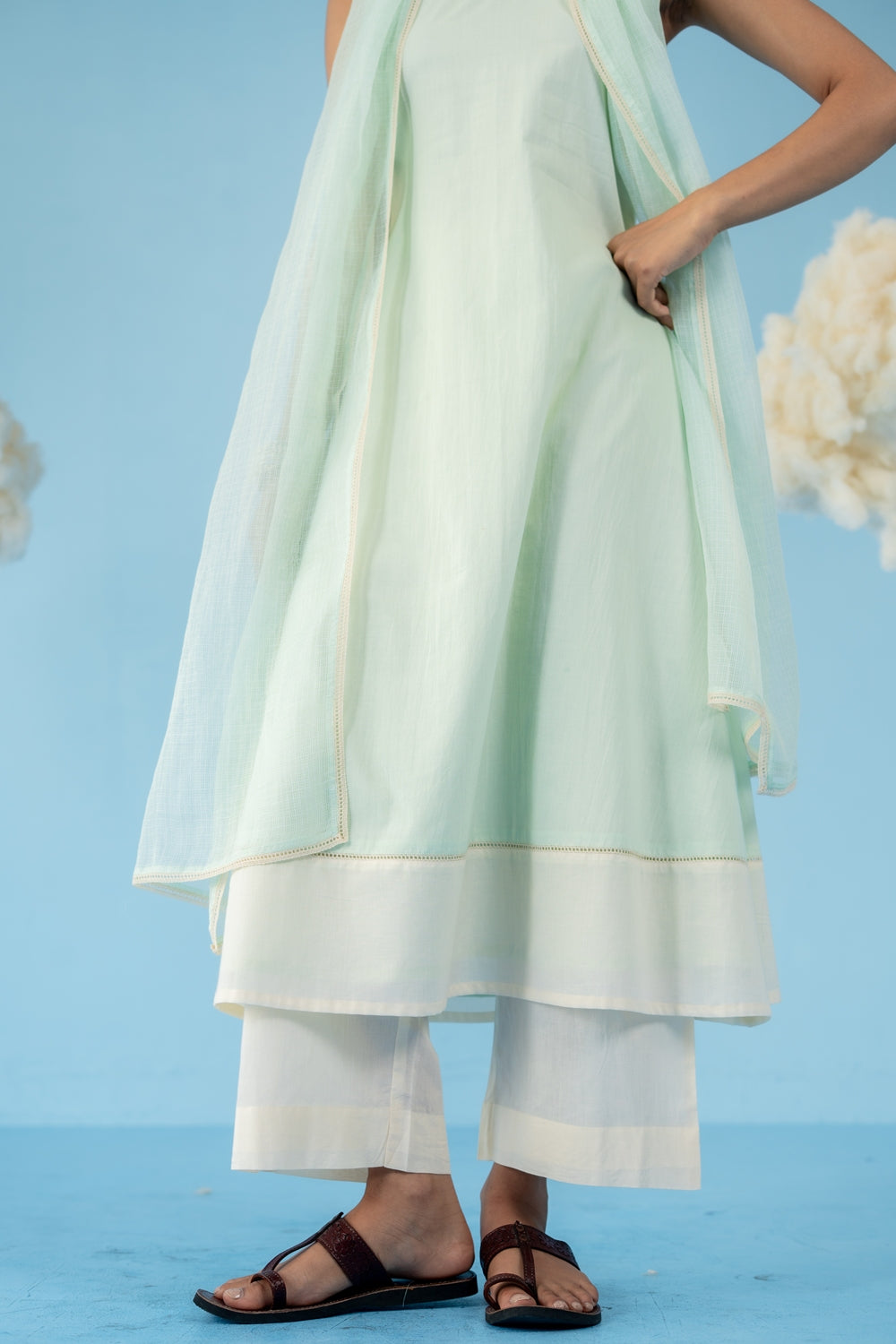MINT GREEN KIWI KURTA SET OF 3