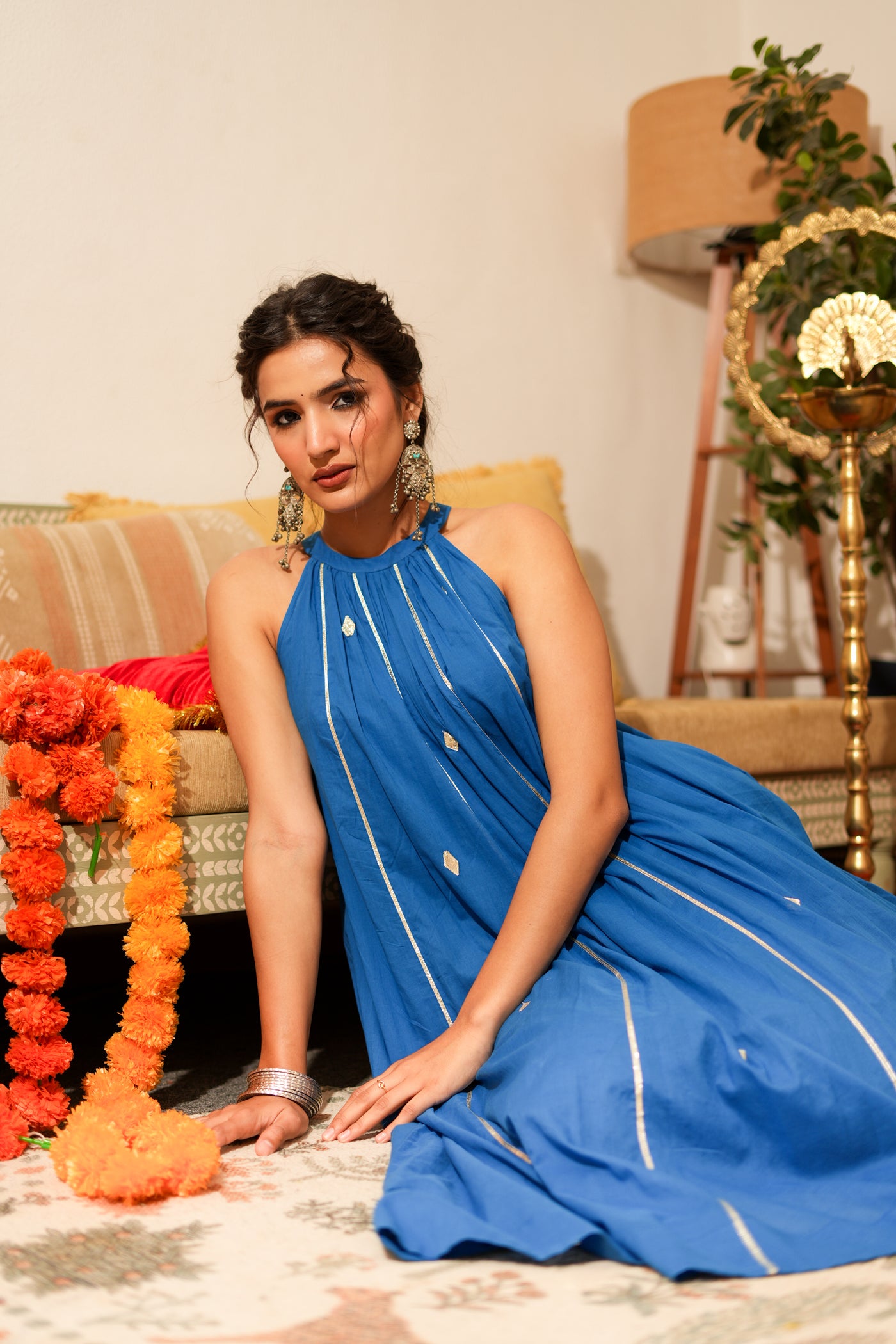 BLUE VARNIKA KURTA SET OF 2