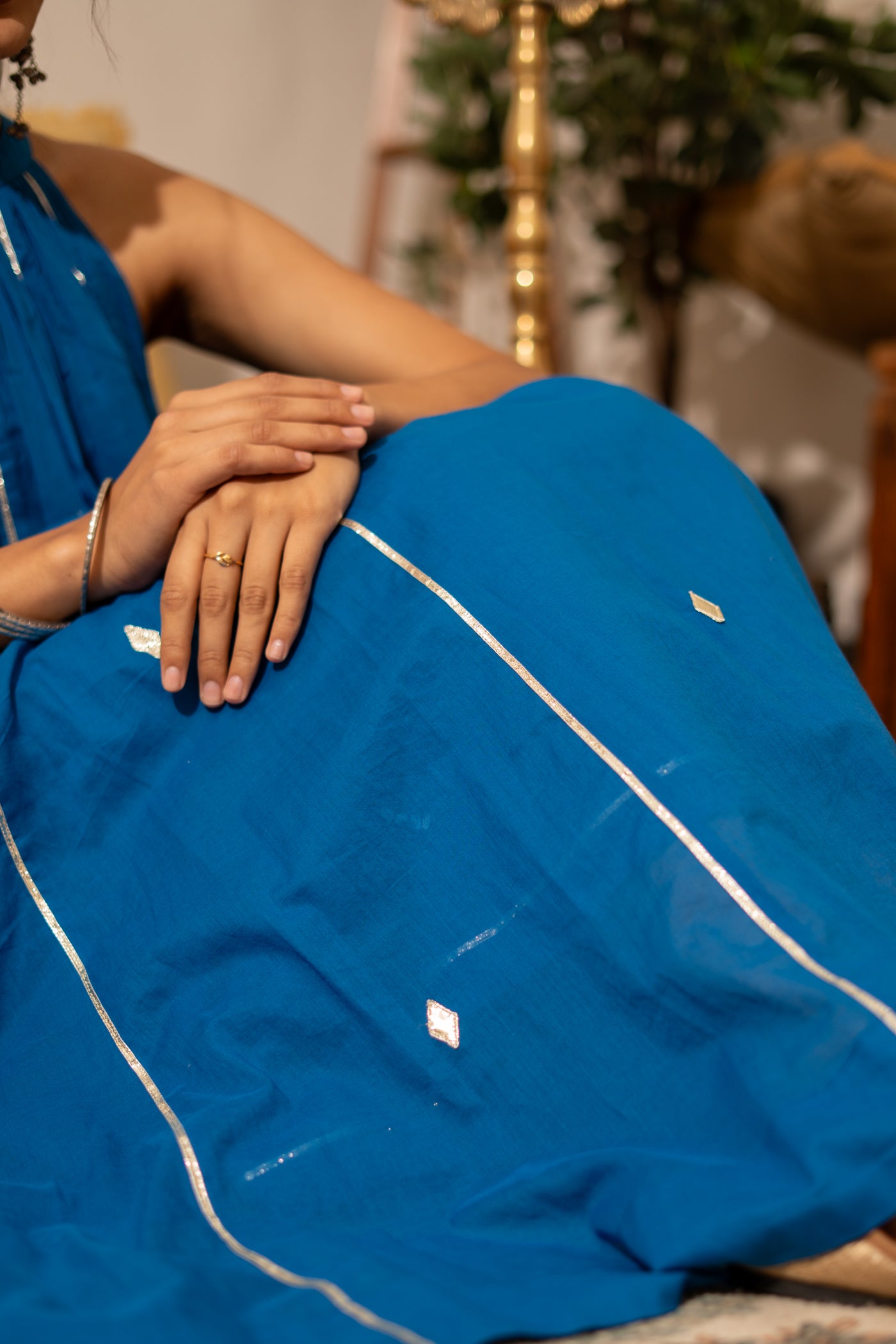 BLUE VARNIKA KURTA SET OF 2
