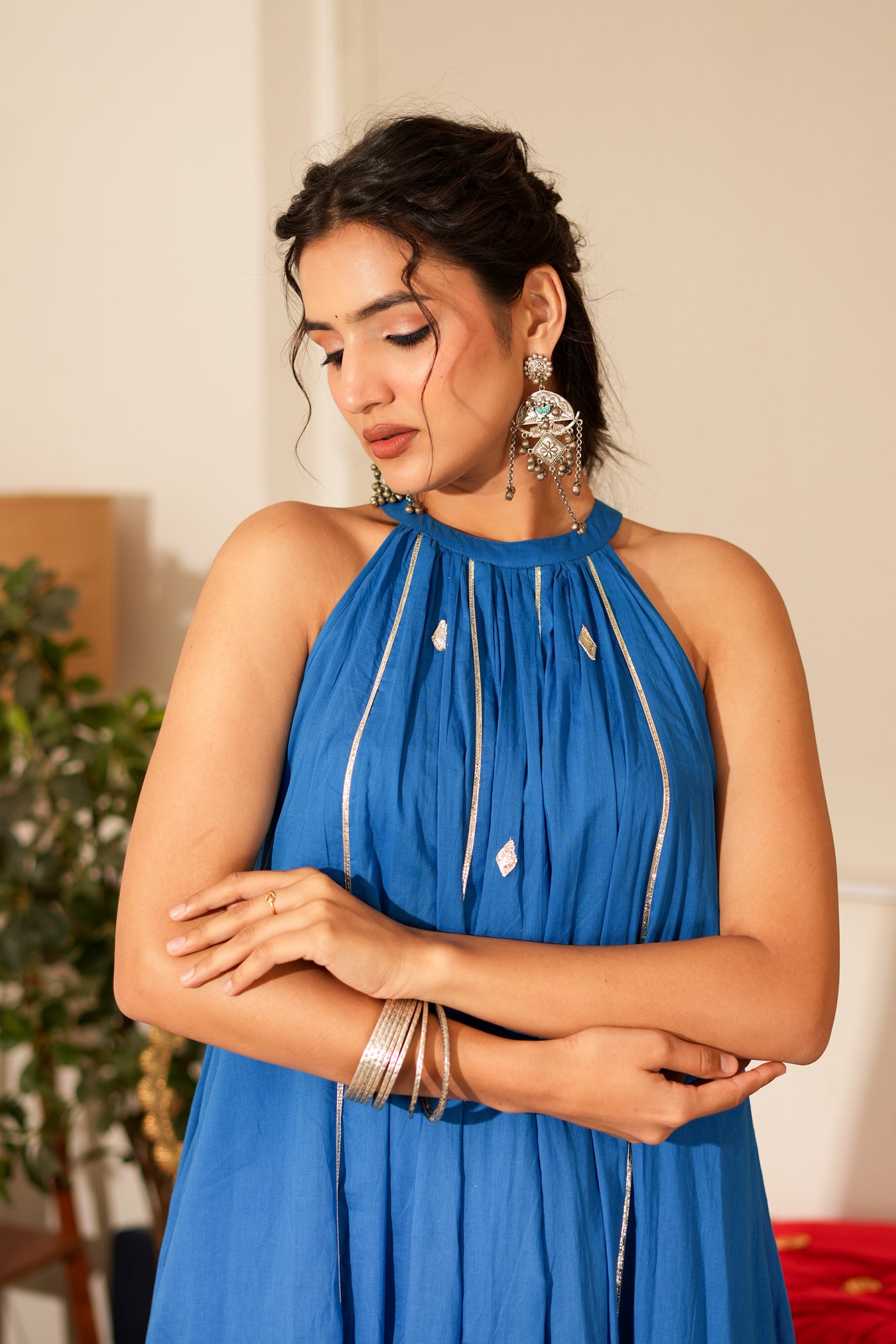 BLUE VARNIKA KURTA SET OF 2