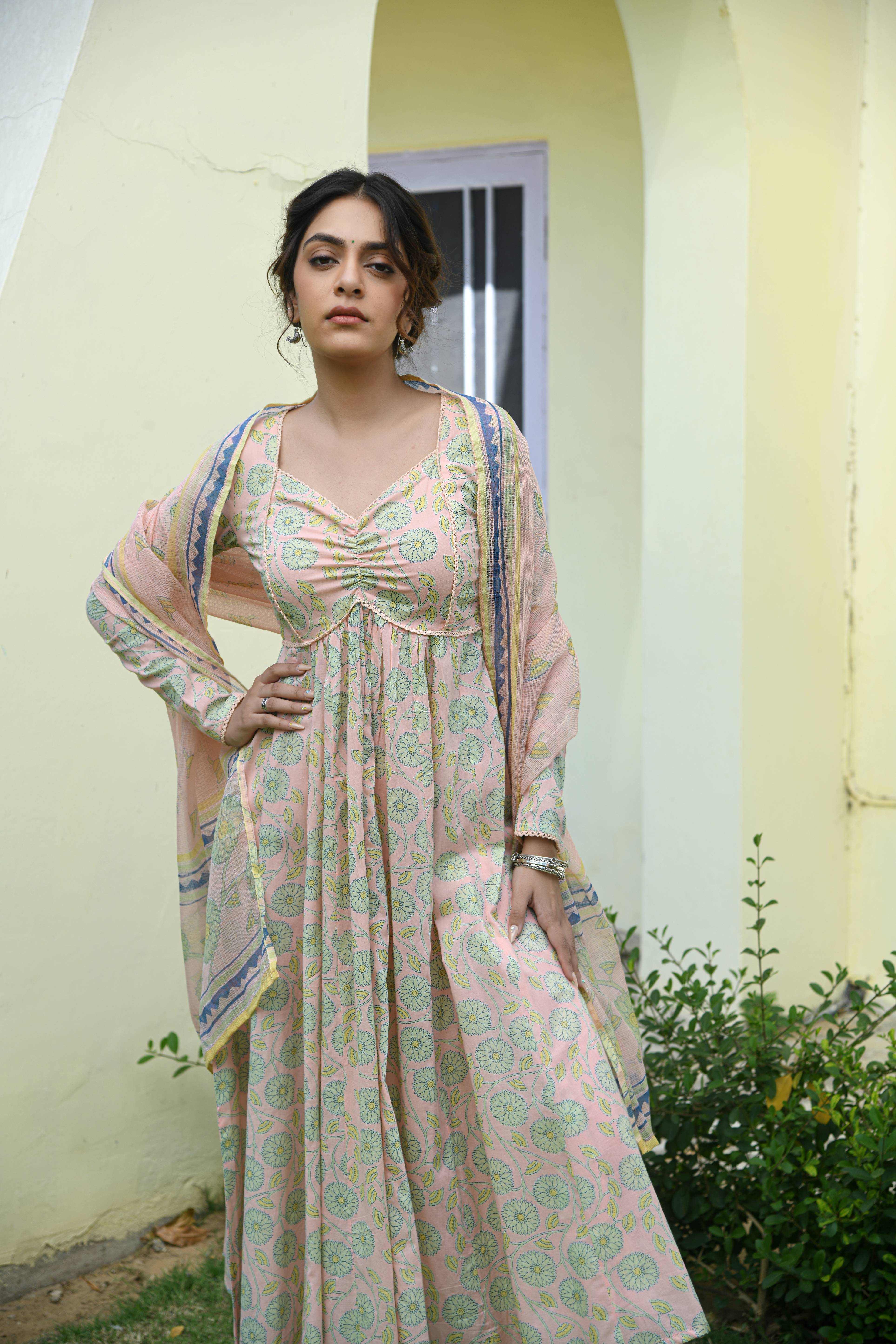 GUDHAL  ANARAKALI SET OF 3