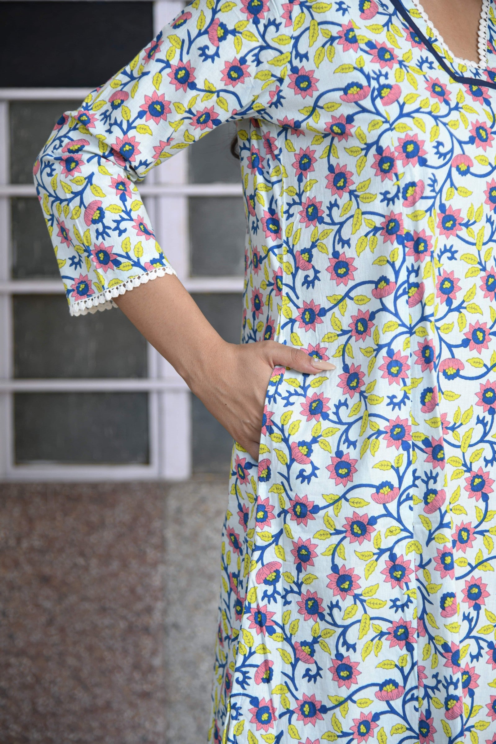 BLOOM KURTA-PANT SET OF 3