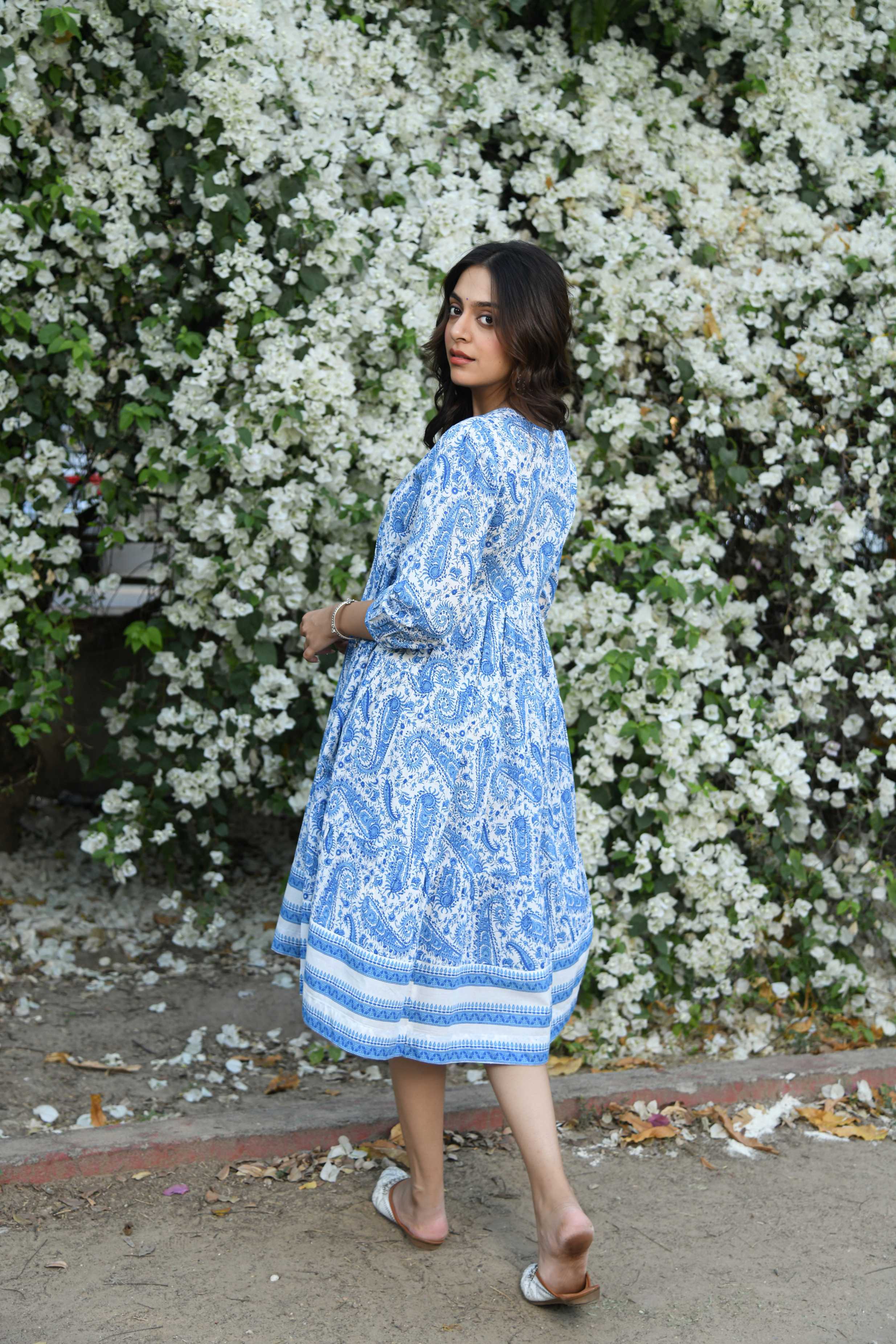 NARGIS A-LINE DRESS