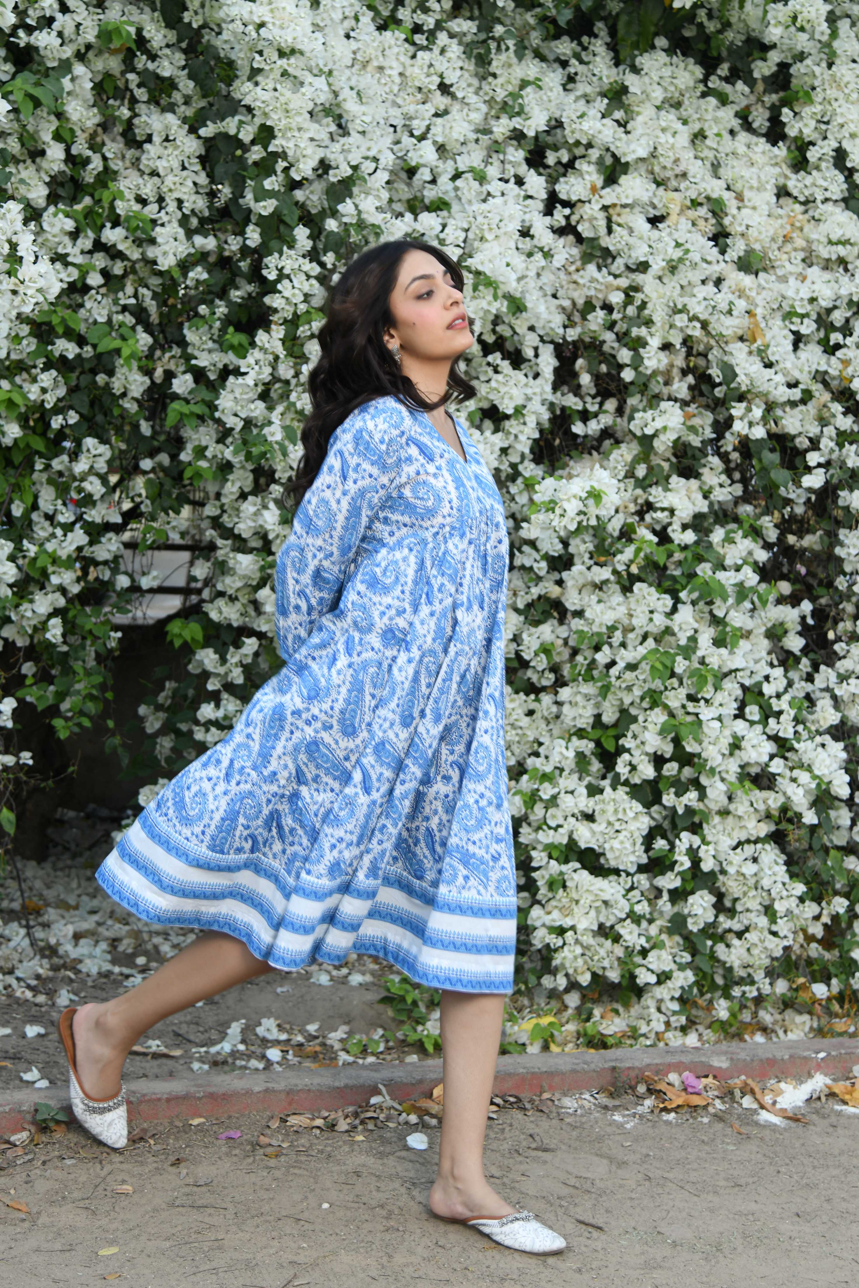 NARGIS A-LINE DRESS