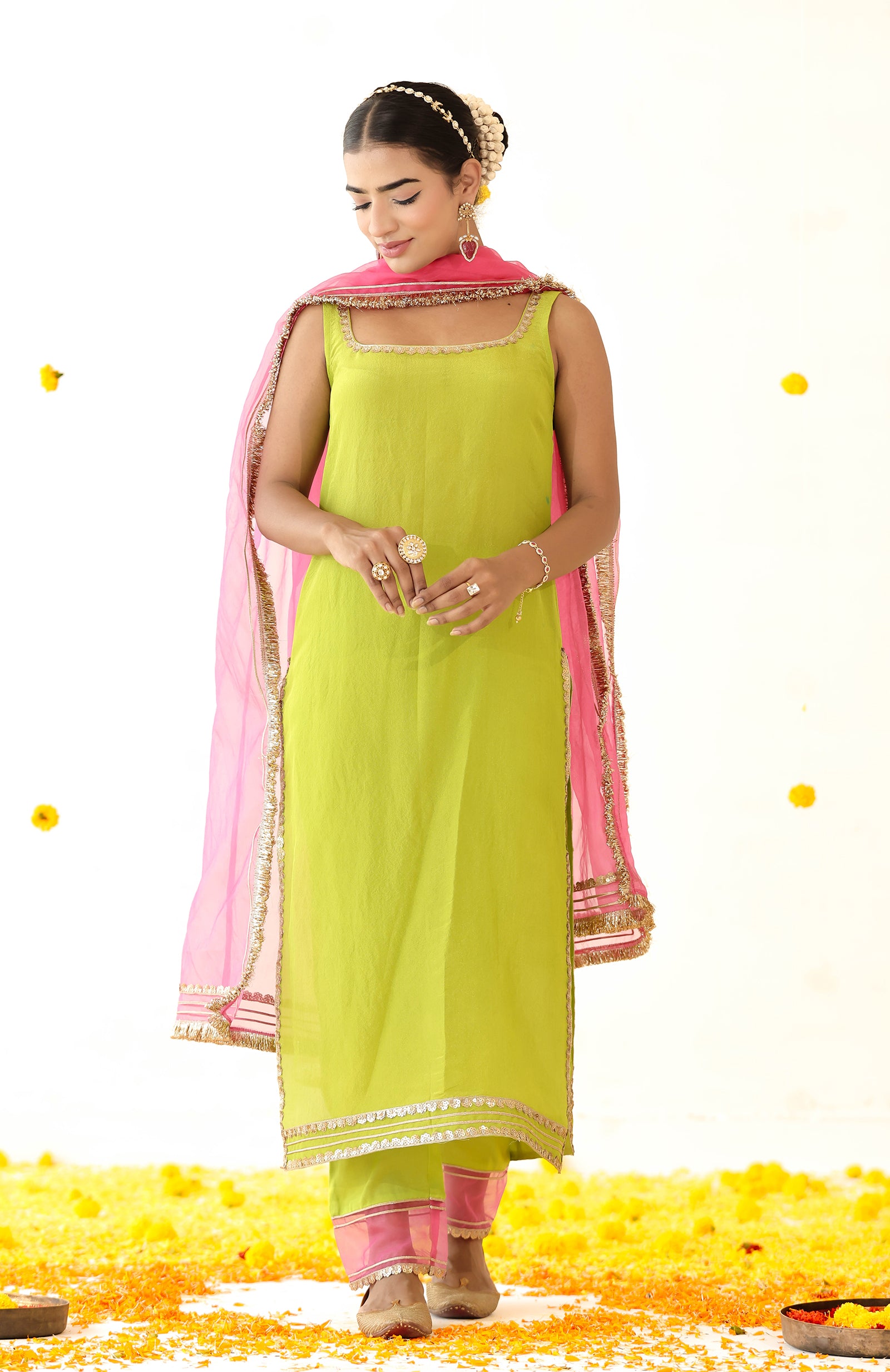 PATAKHA STRAIGHT KURTA SET