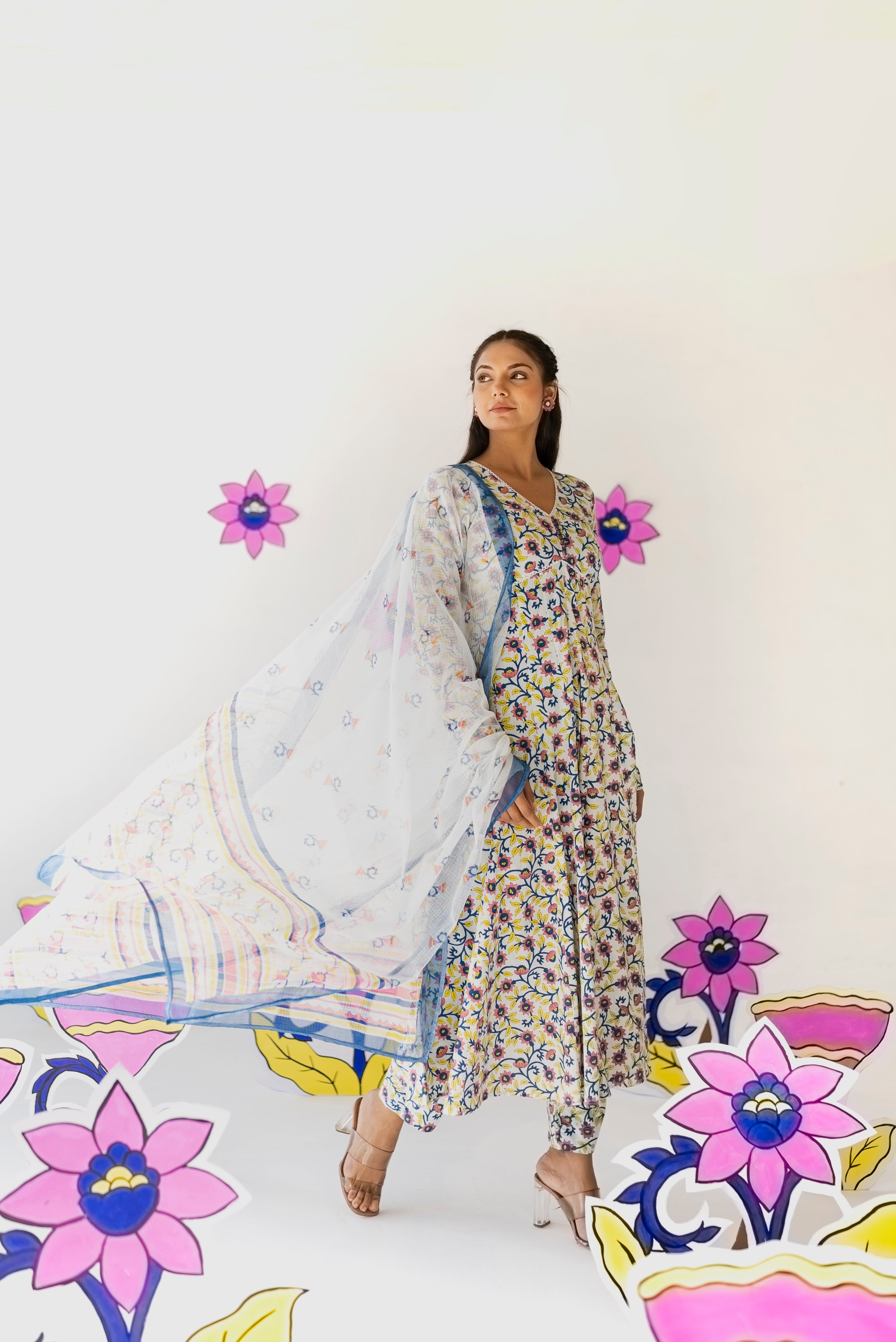 Bloom Anarkali Set