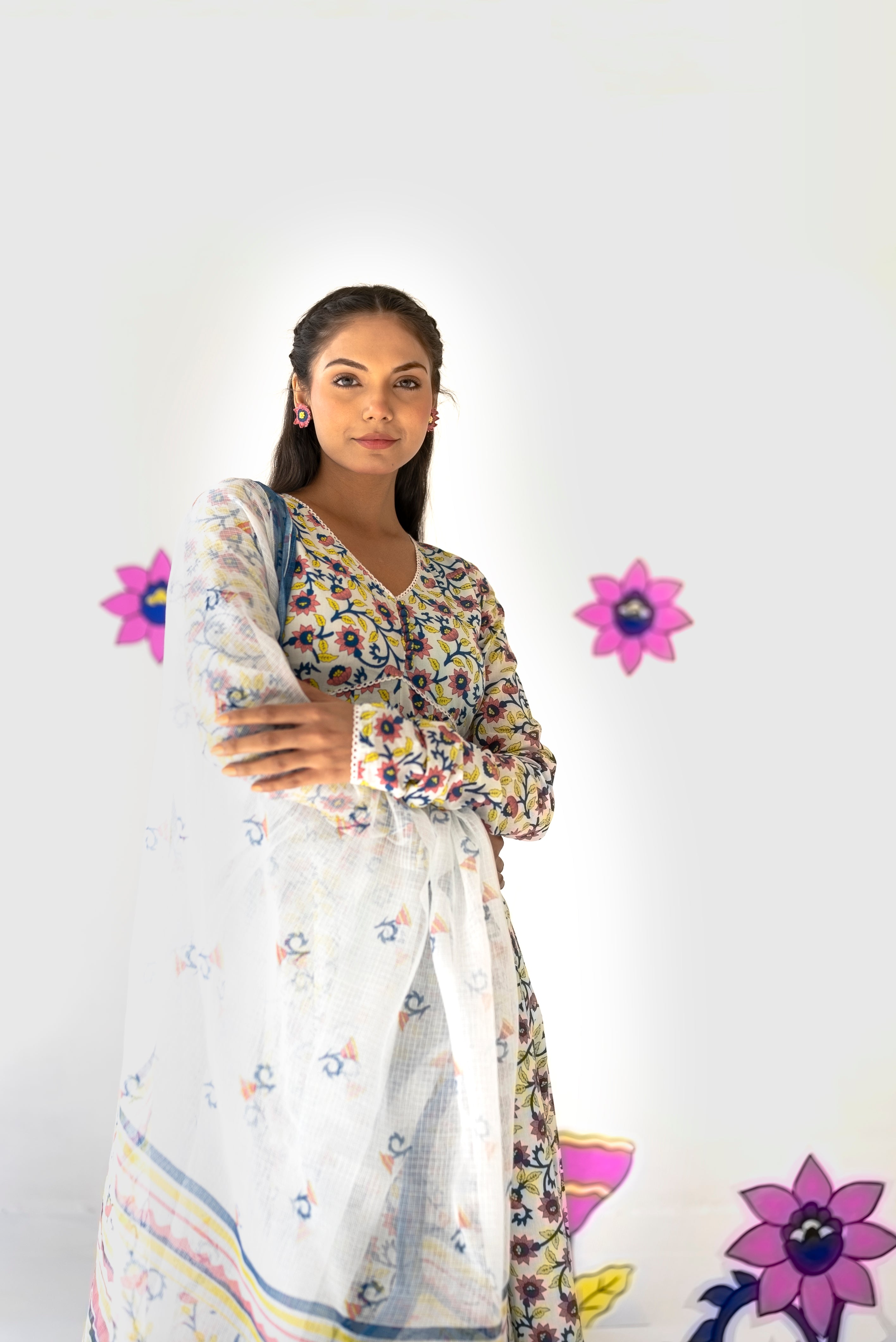 Bloom Anarkali Set