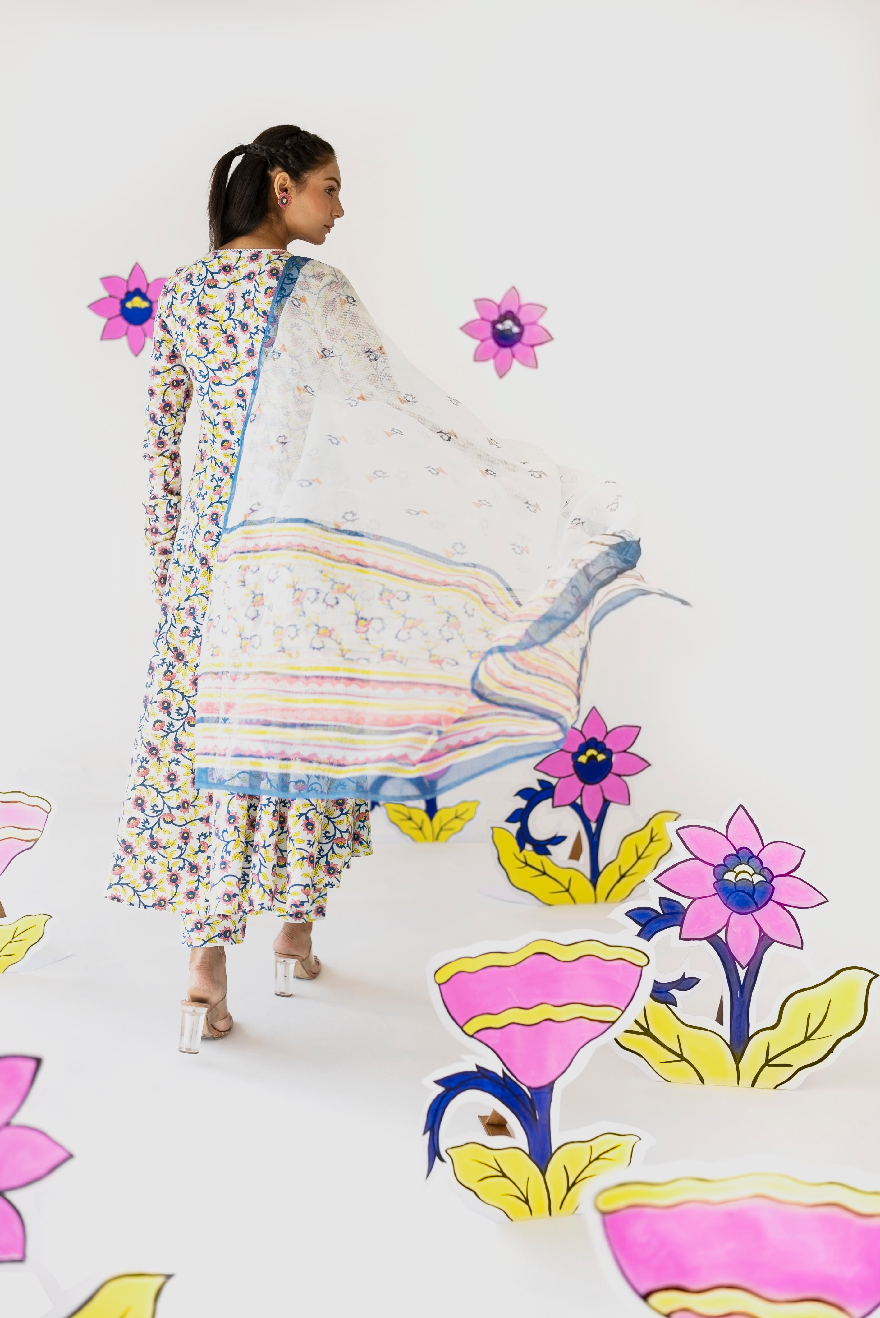 Bloom Anarkali Set