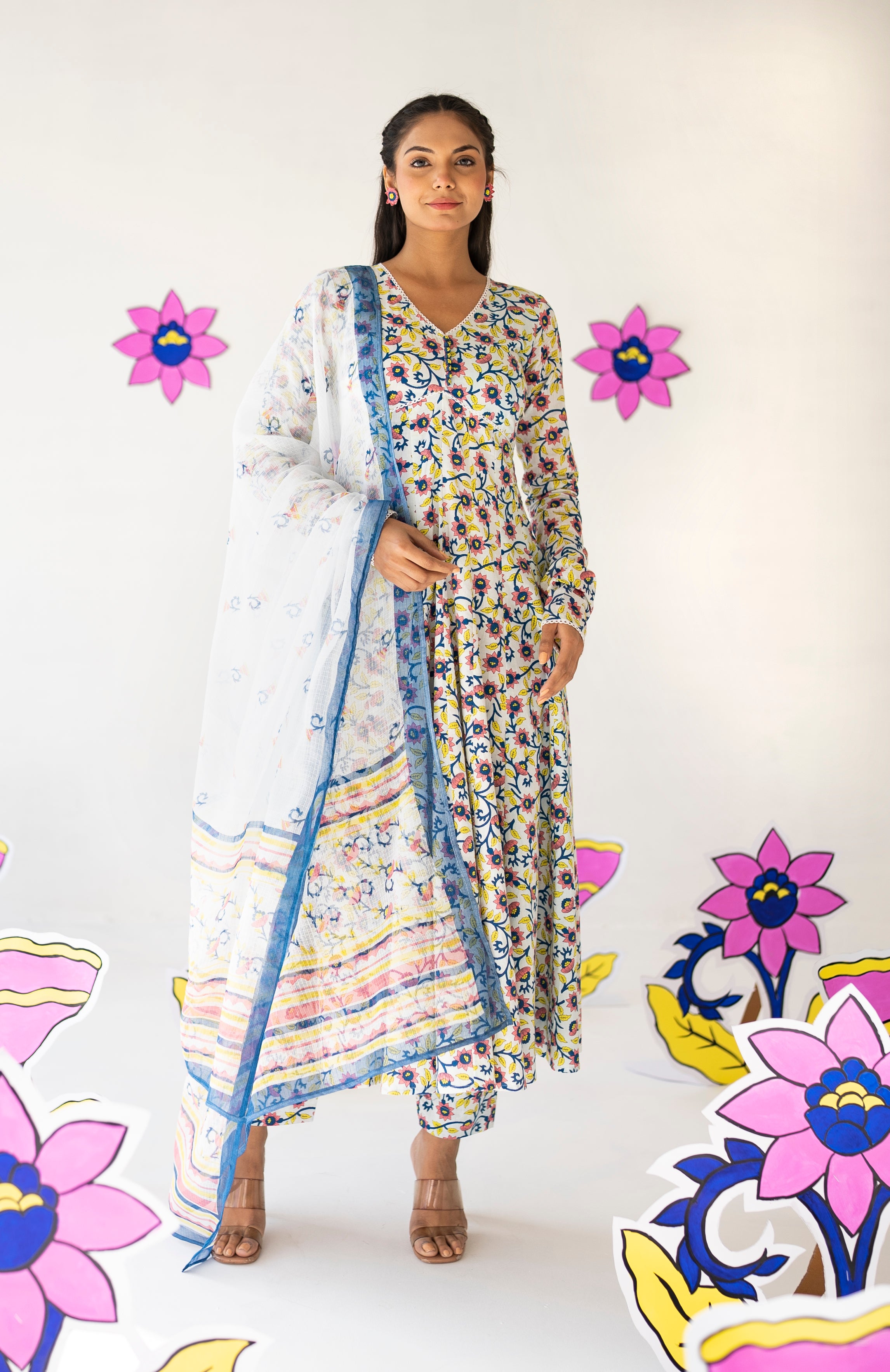 Bloom Anarkali Set