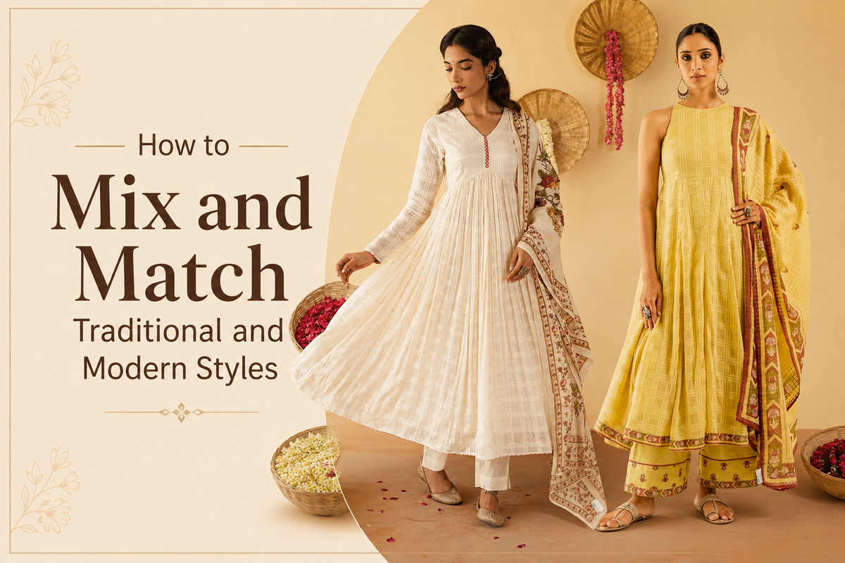 How to Mix and Match Traditional and Modern Styles: A Modern Guide to Ethnic Fusion Dressing