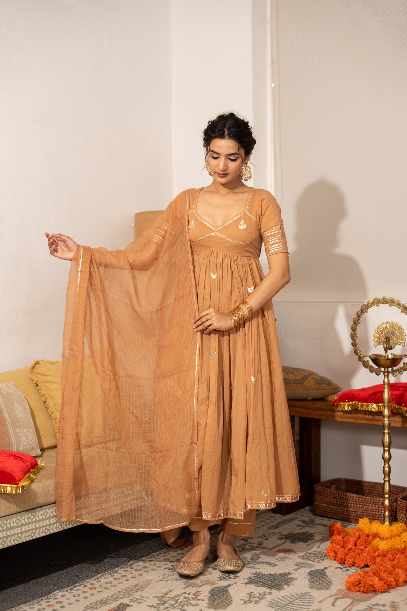 MOCHA AANGI ANARKALI SET OF 3