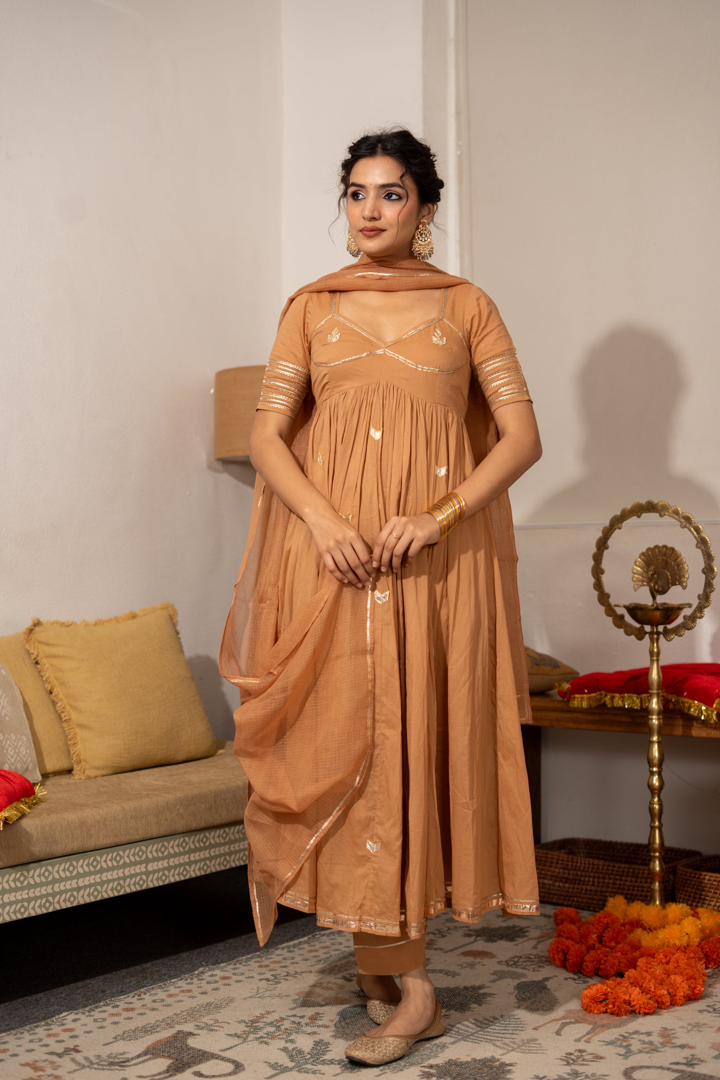 MOCHA AANGI ANARKALI SET OF 3