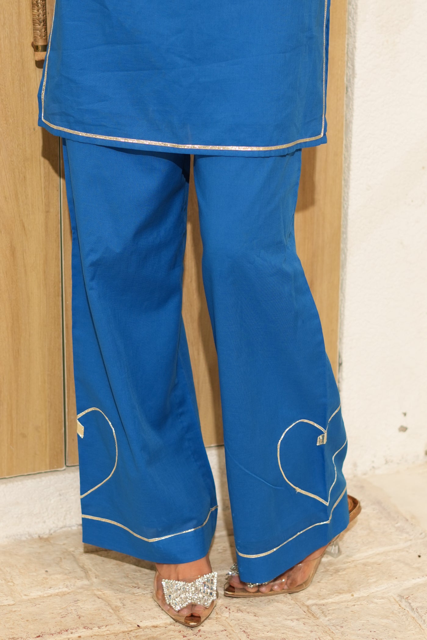 BLUE INFINITY LOVE KURTA SET OF 2