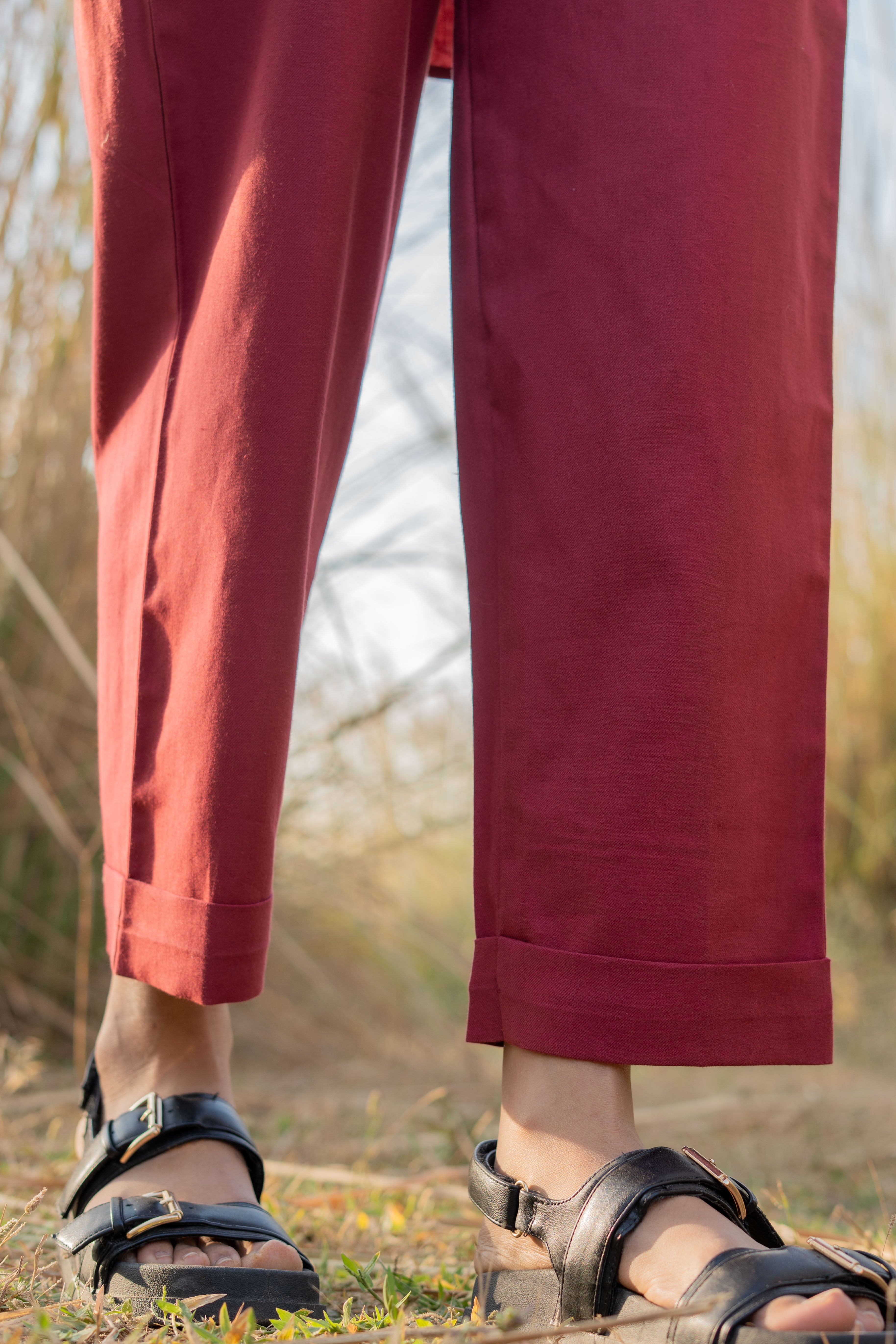 MAROON NIVRA CO-ORD SET OF 2