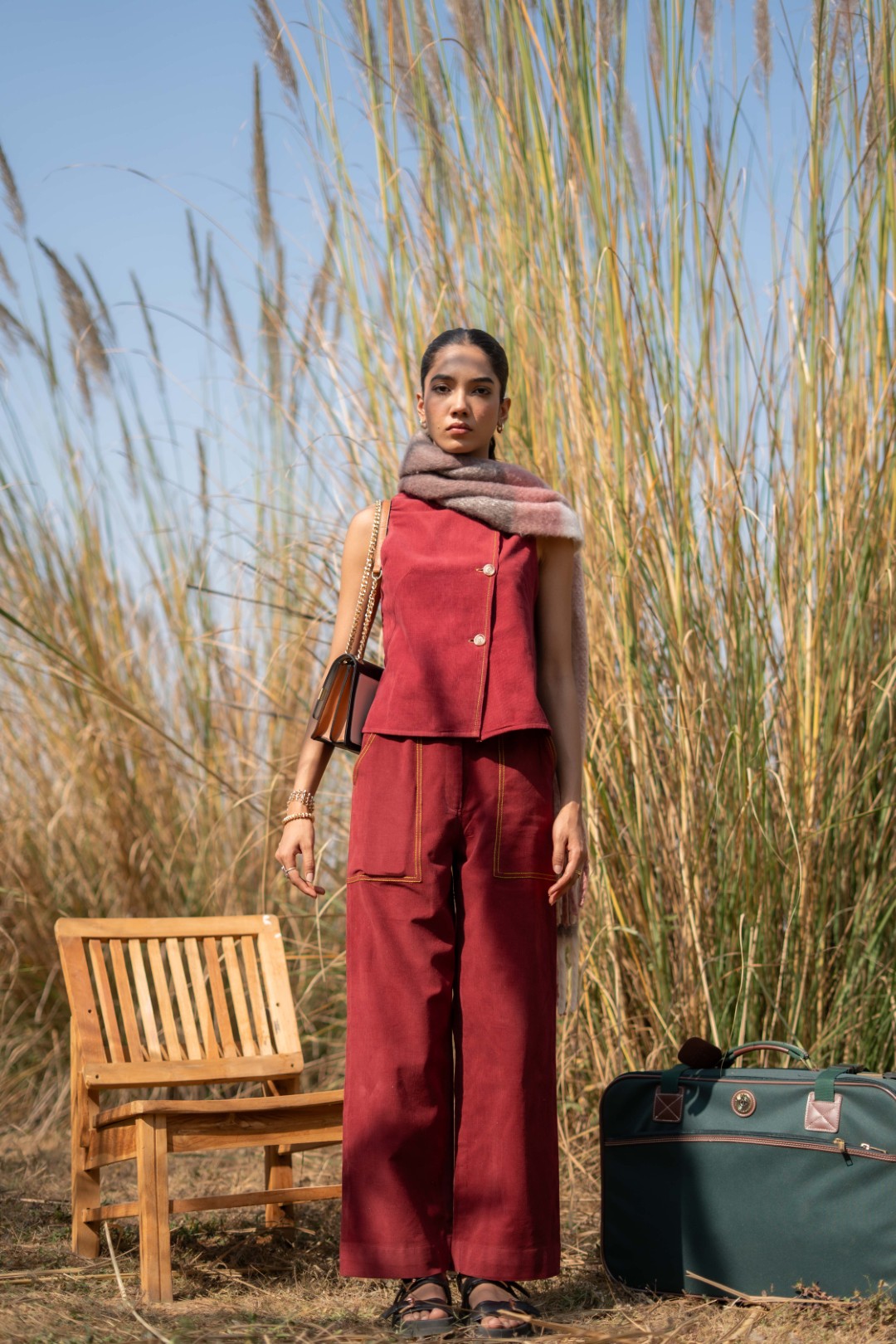 MAROON NEXIS CO-ORD SET OF 2