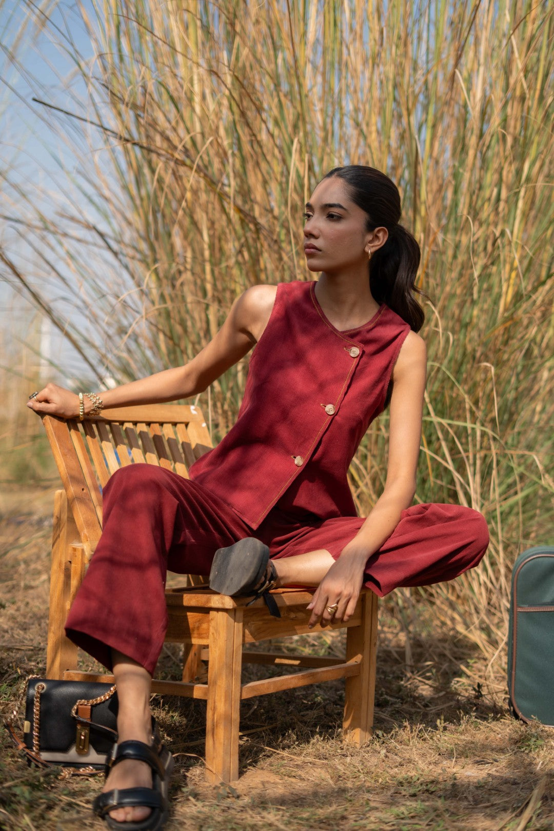 MAROON NEXIS CO-ORD SET OF 2