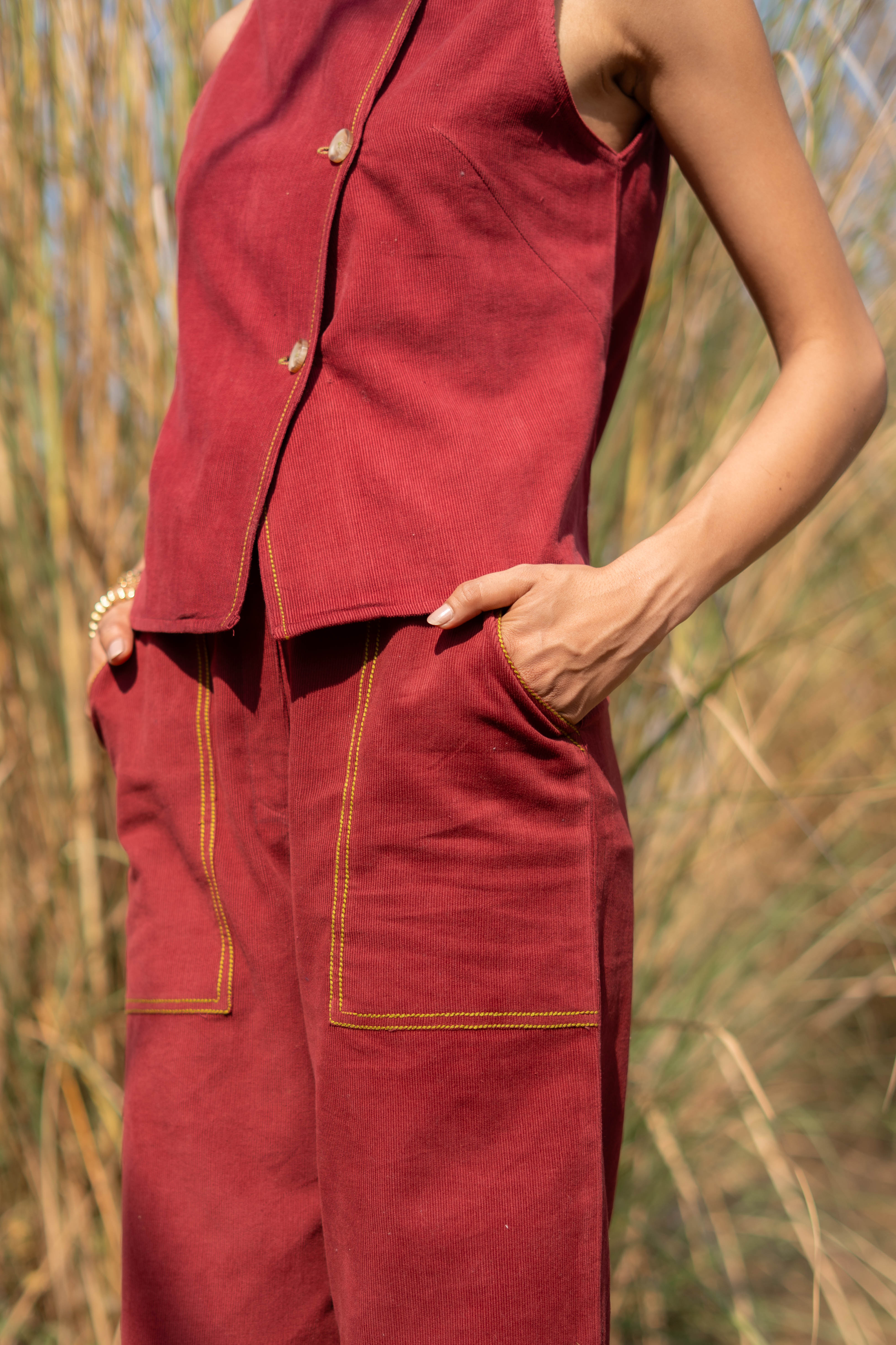 MAROON NEXIS CO-ORD SET OF 2