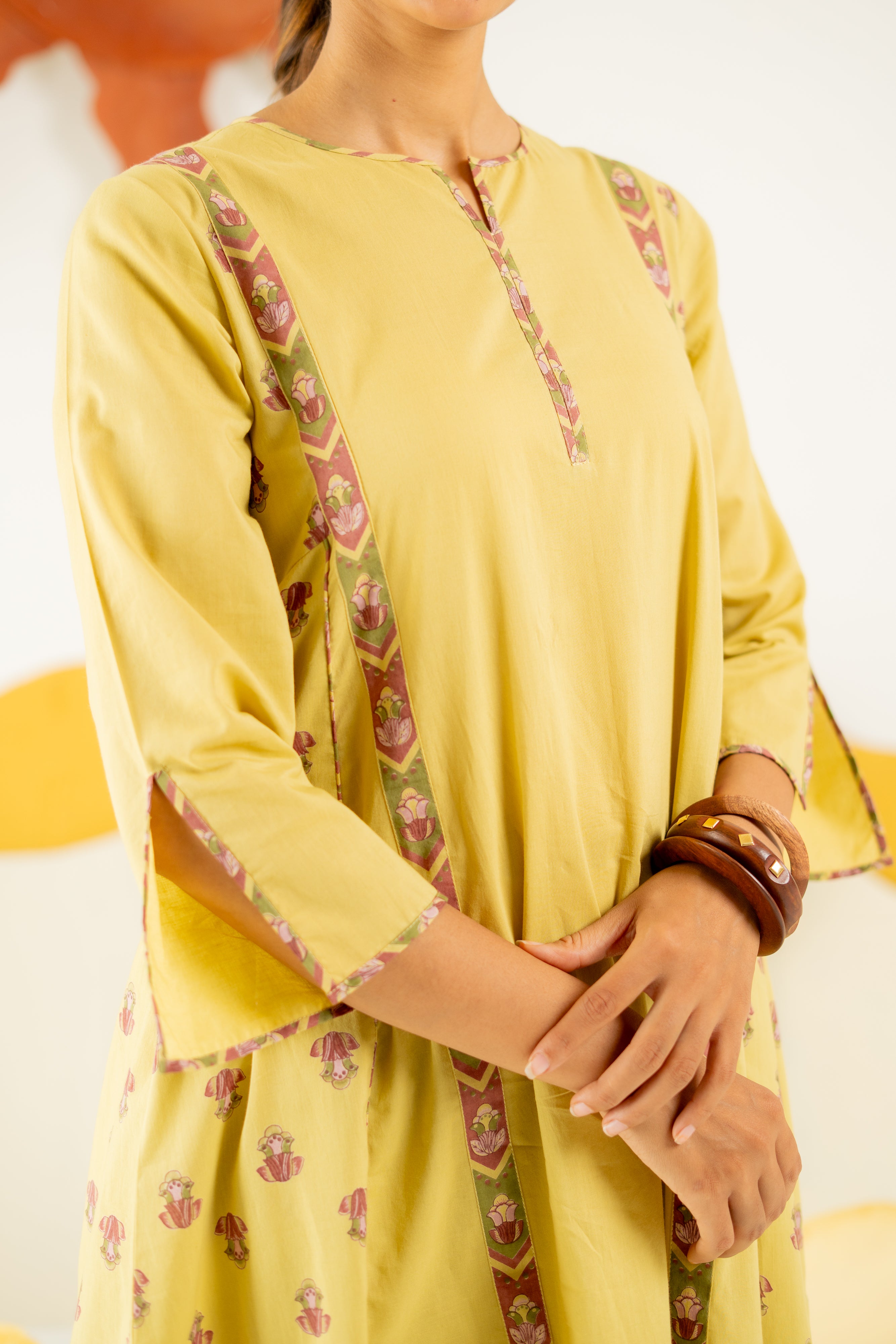 WARM OLIVE VARSHA CO-ORD SET OF 2