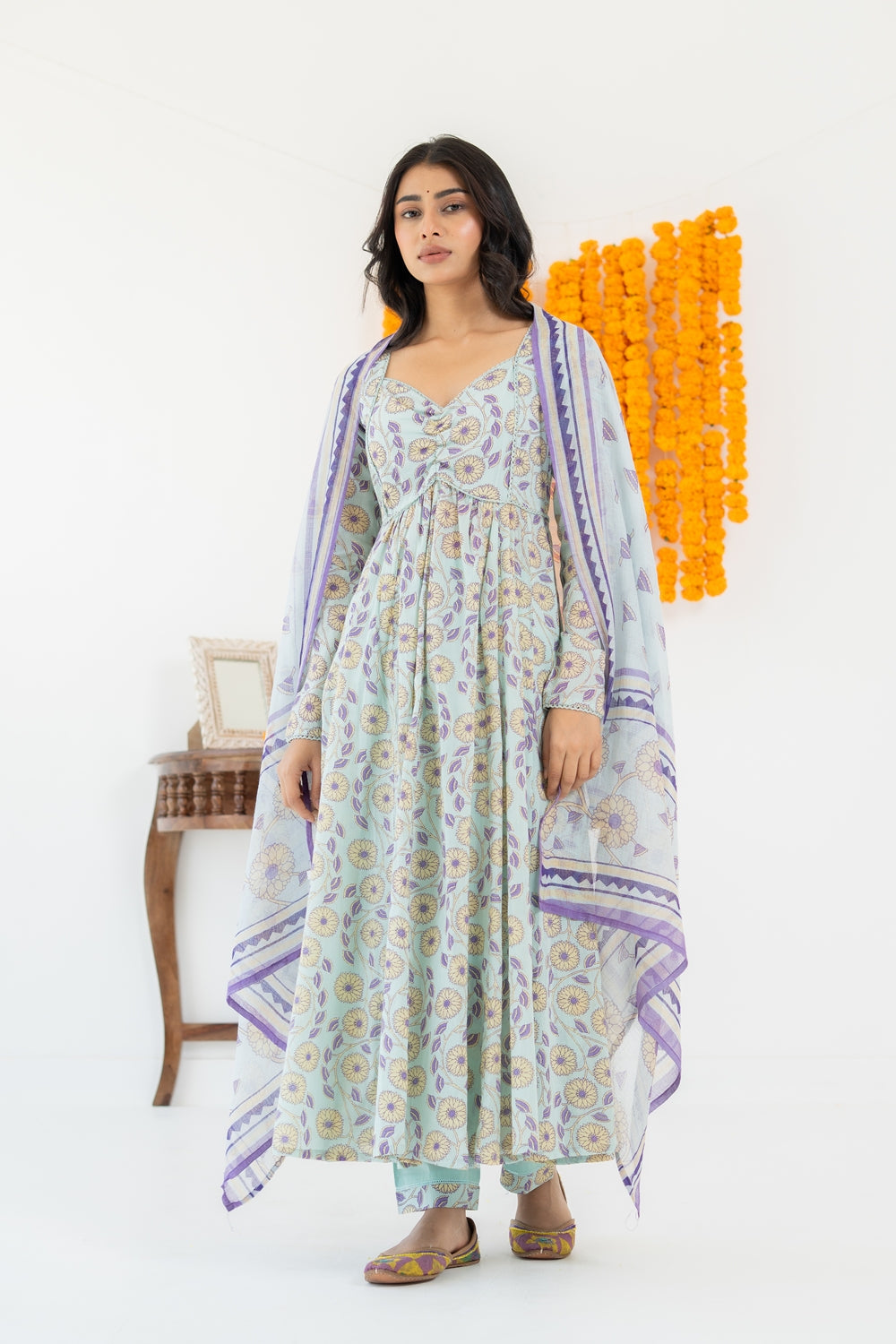 CHUI MUI  ANARKALI SET OF 3