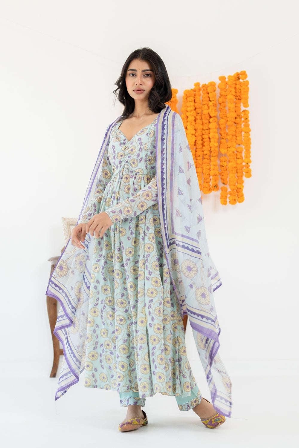 CHUI MUI  ANARKALI SET OF 3