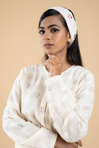 OFF WHITE GULBAGH CO-ORD SET SET OF 2