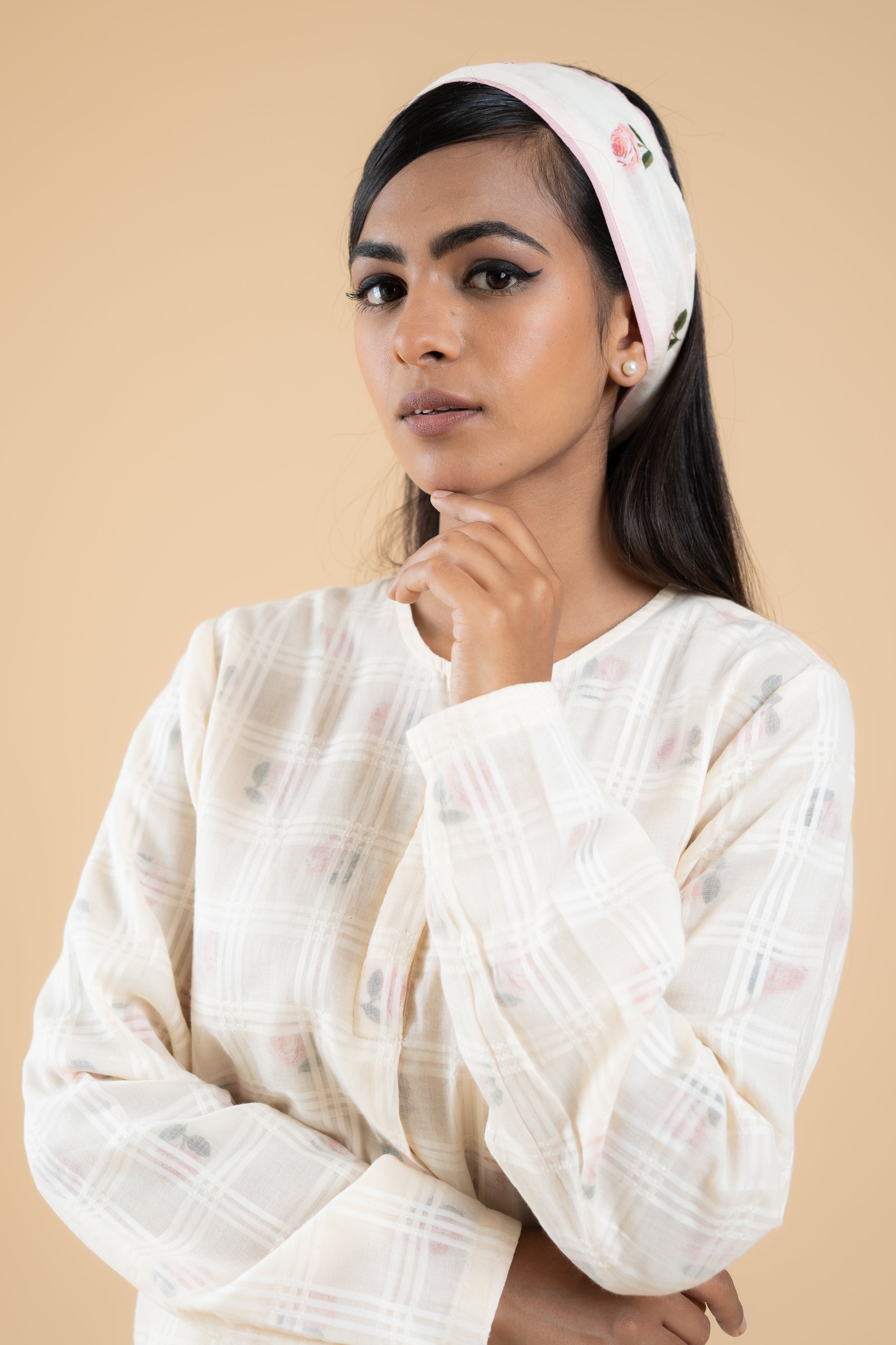 OFF WHITE GULBAGH CO-ORD SET SET OF 2