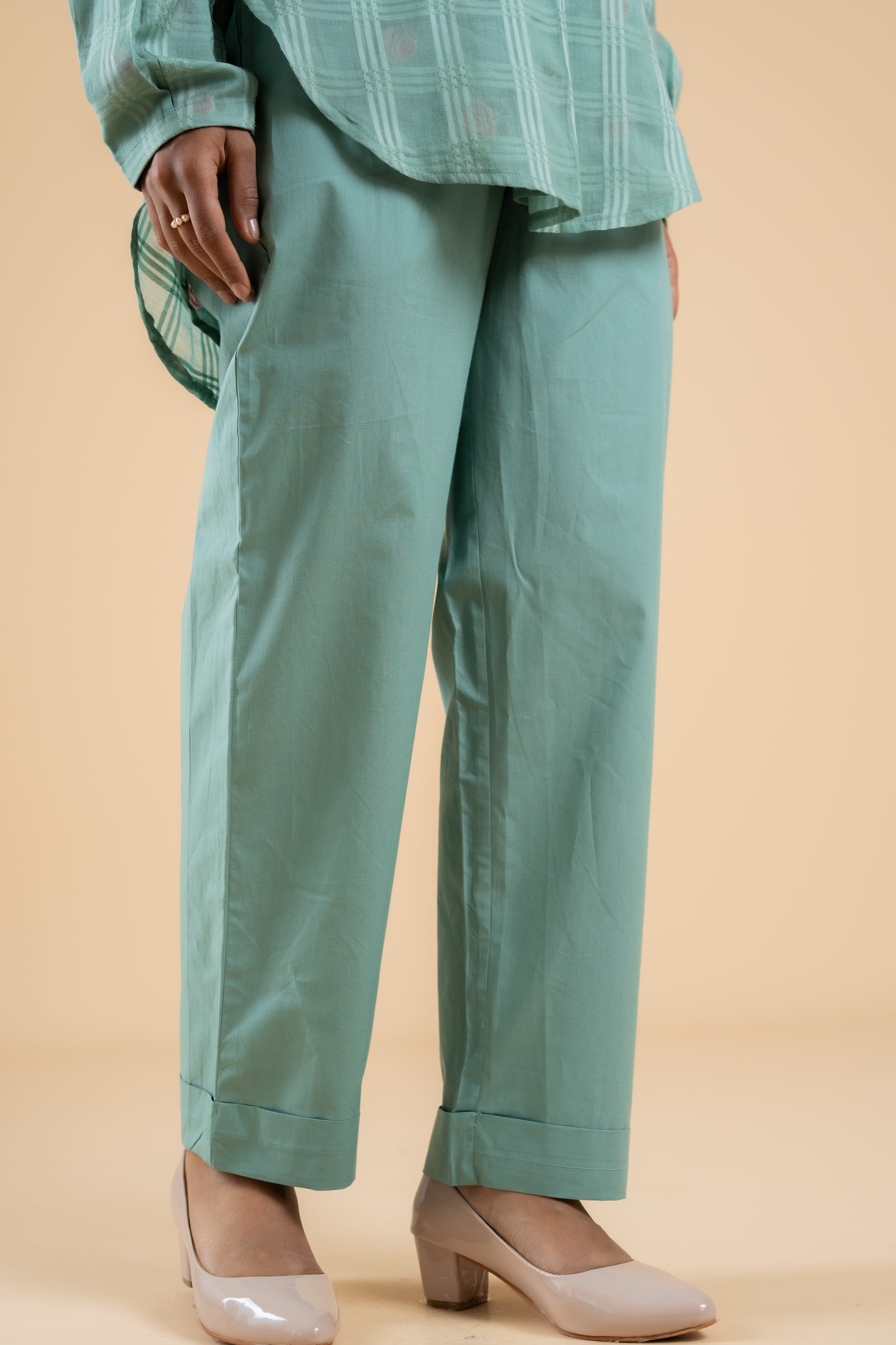 SAGE GREEN GULBAGH CO-ORD SET SET OF 2