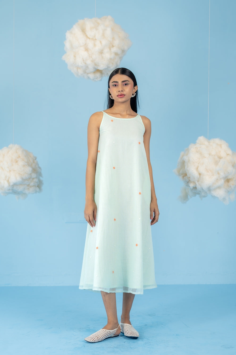 MINT GREEN  PISTA DRESS