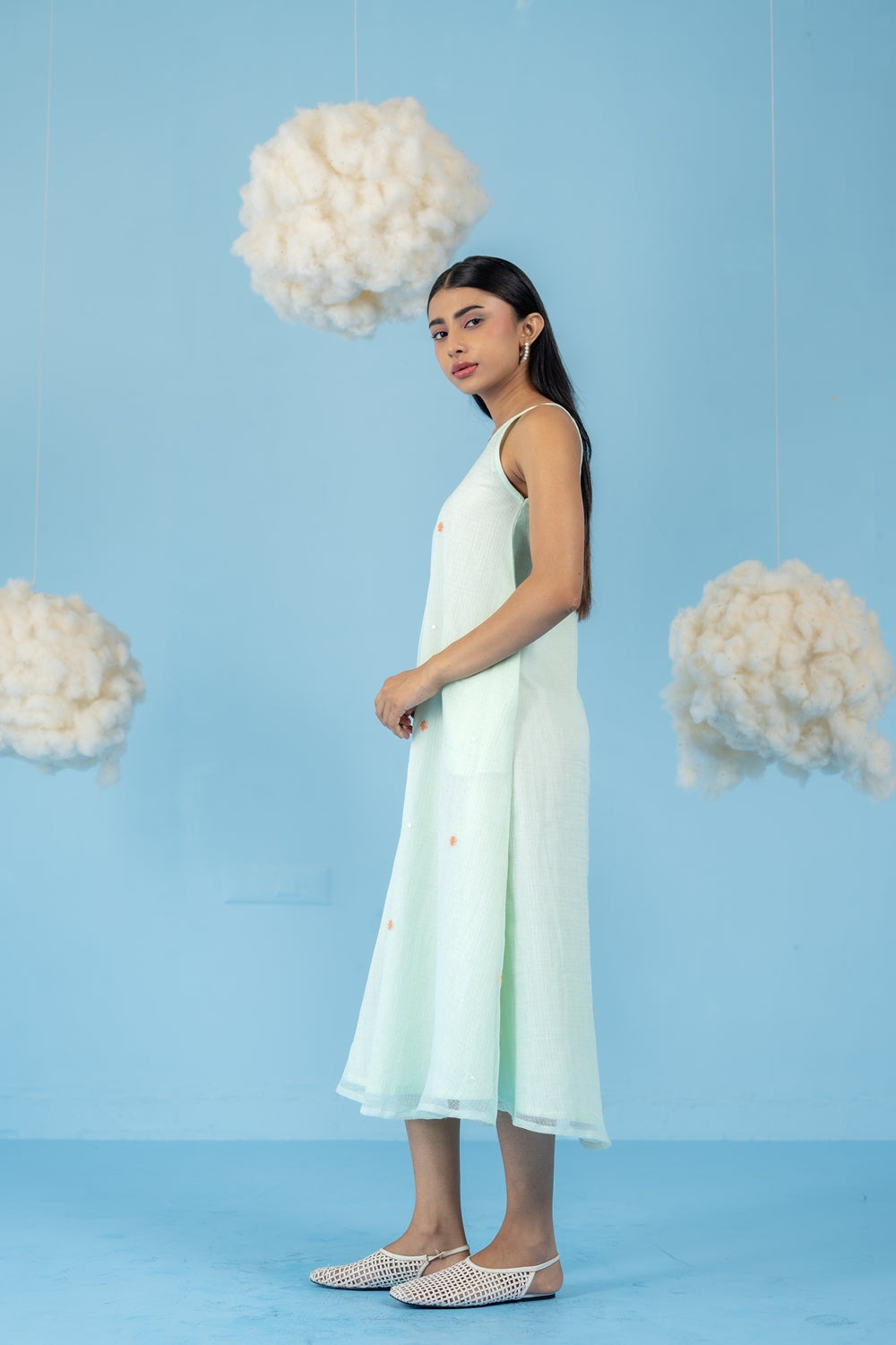 MINT GREEN  PISTA DRESS