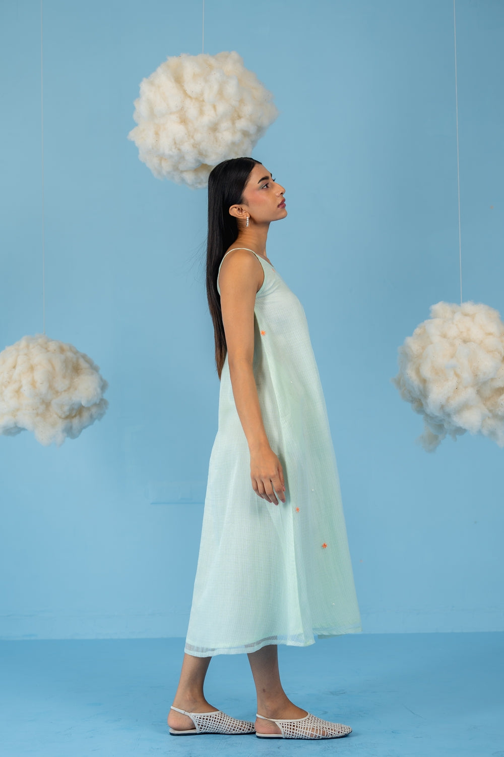 MINT GREEN  PISTA DRESS