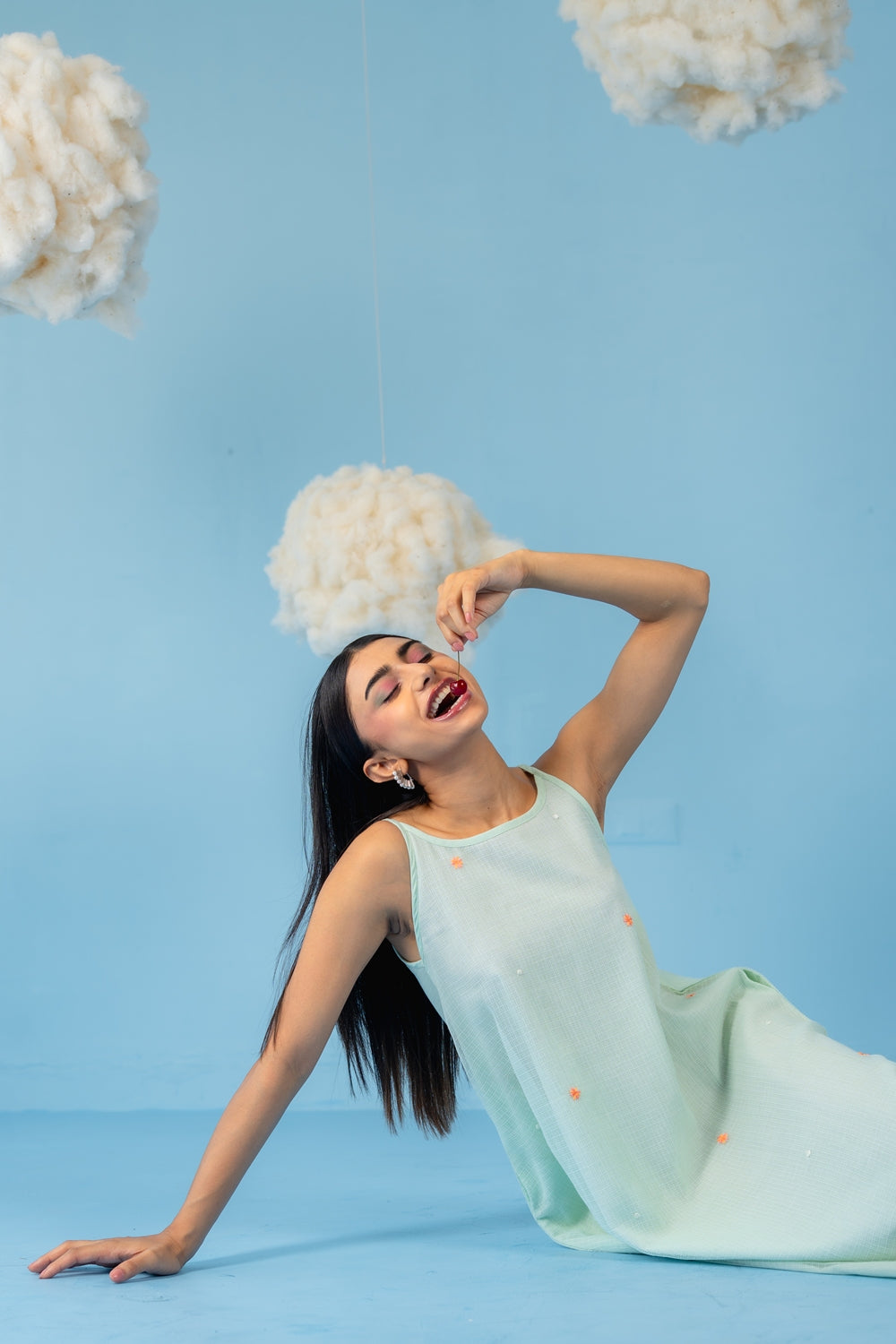 MINT GREEN  PISTA DRESS