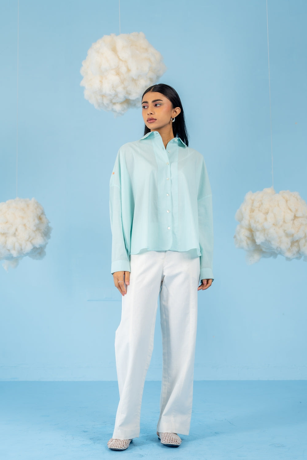 SKY BLUE  BLUEBERRY SHIRT