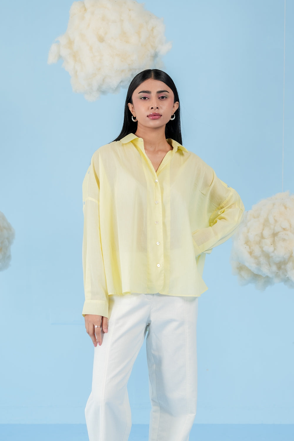 BUTTER YELLOW  PINEAPPLE  SHIRT